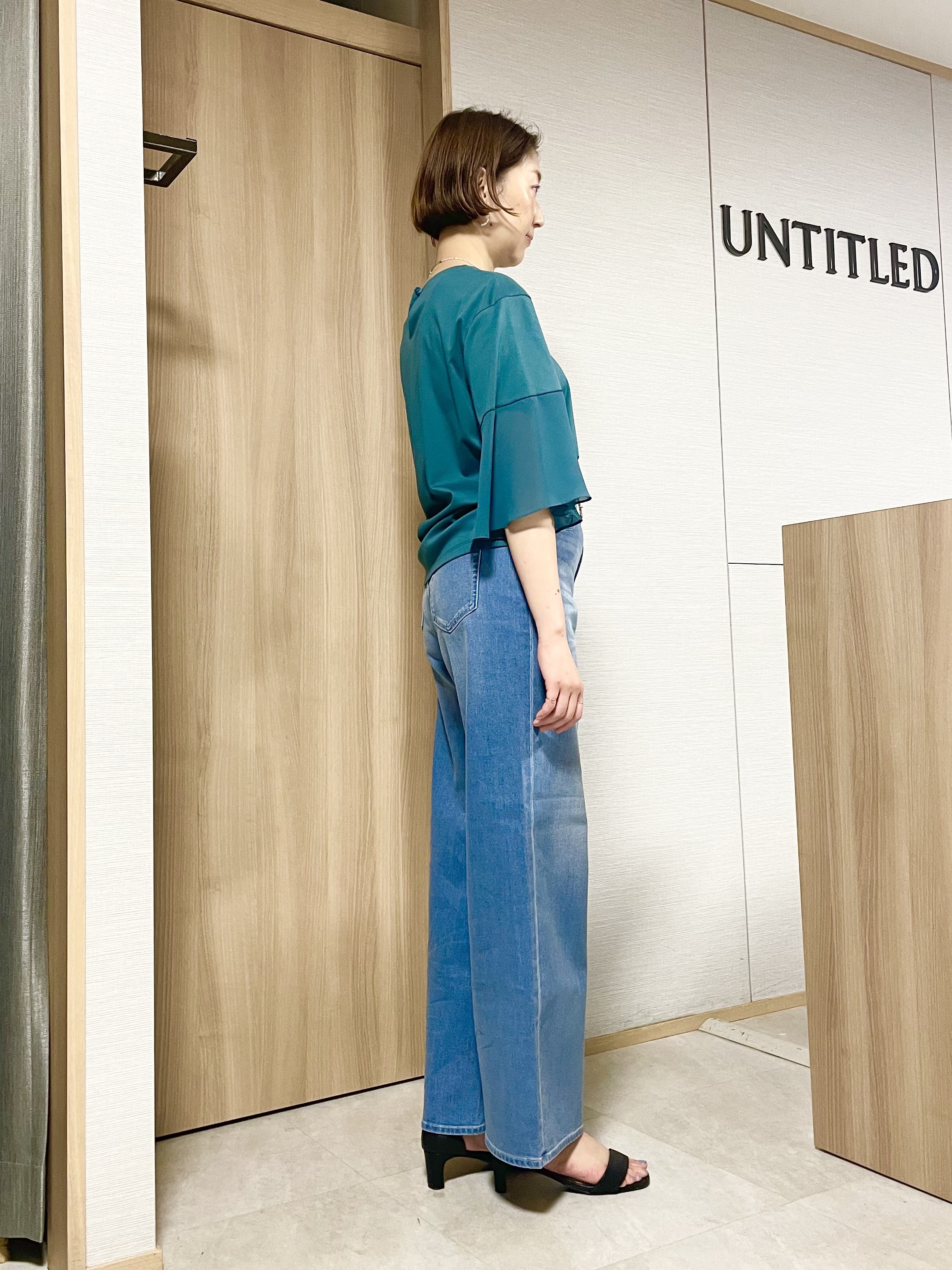 aliceさんの「UNTITLED｜【洗える/華奢見え】袖シアープルオーバー」を使ったコーディネート