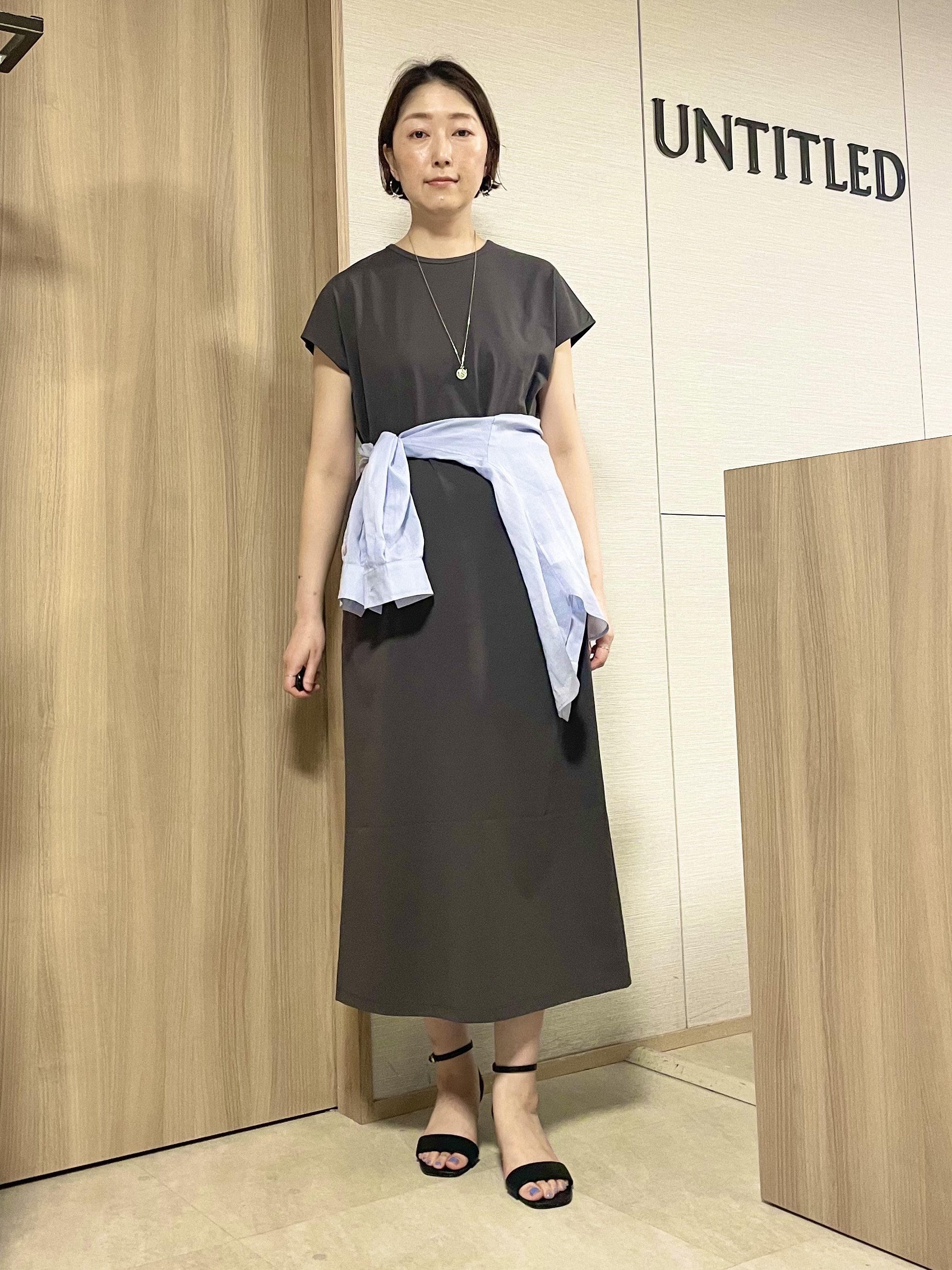aliceさんの「UNTITLED｜【古畑星夏さん着用/接触冷感】ドライタッチシャツ」を使ったコーディネート