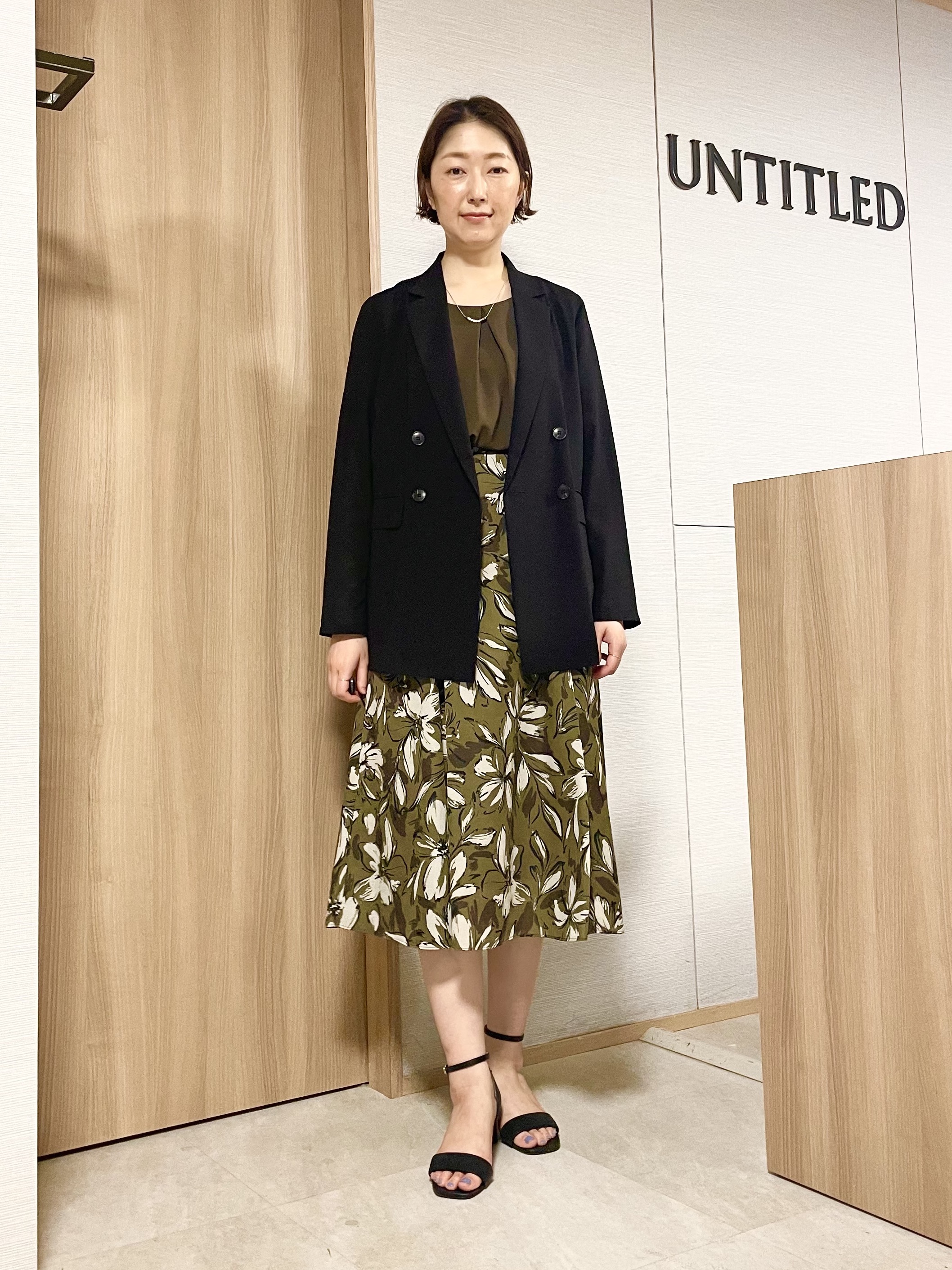 aliceさんの「UNTITLED｜【セットアップ可/接触冷感/通気性】ドライシアーダブルジャケット」を使ったコーディネート