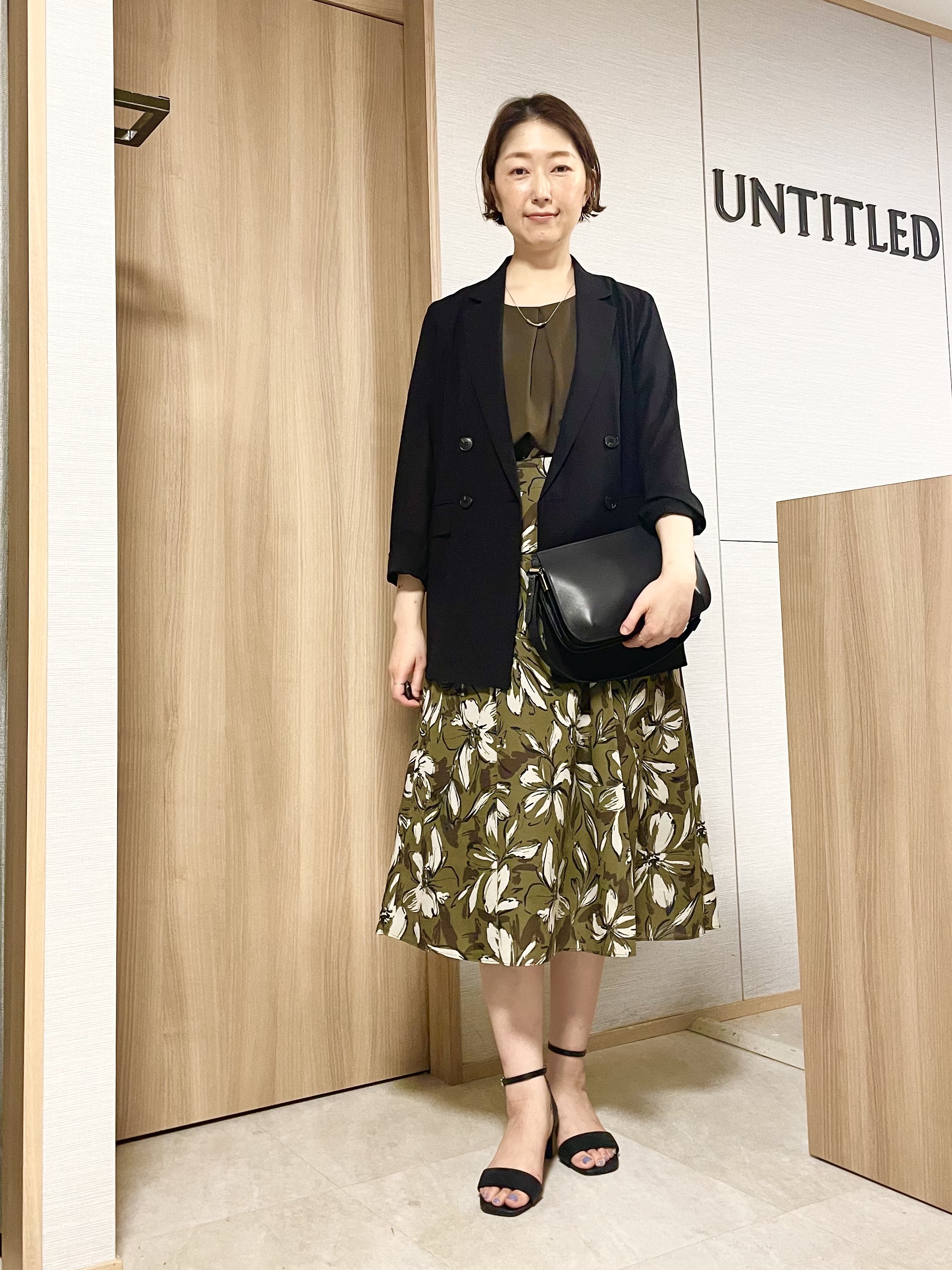 aliceさんの「UNTITLED｜【セットアップ可/接触冷感/通気性】ドライシアーダブルジャケット」を使ったコーディネート