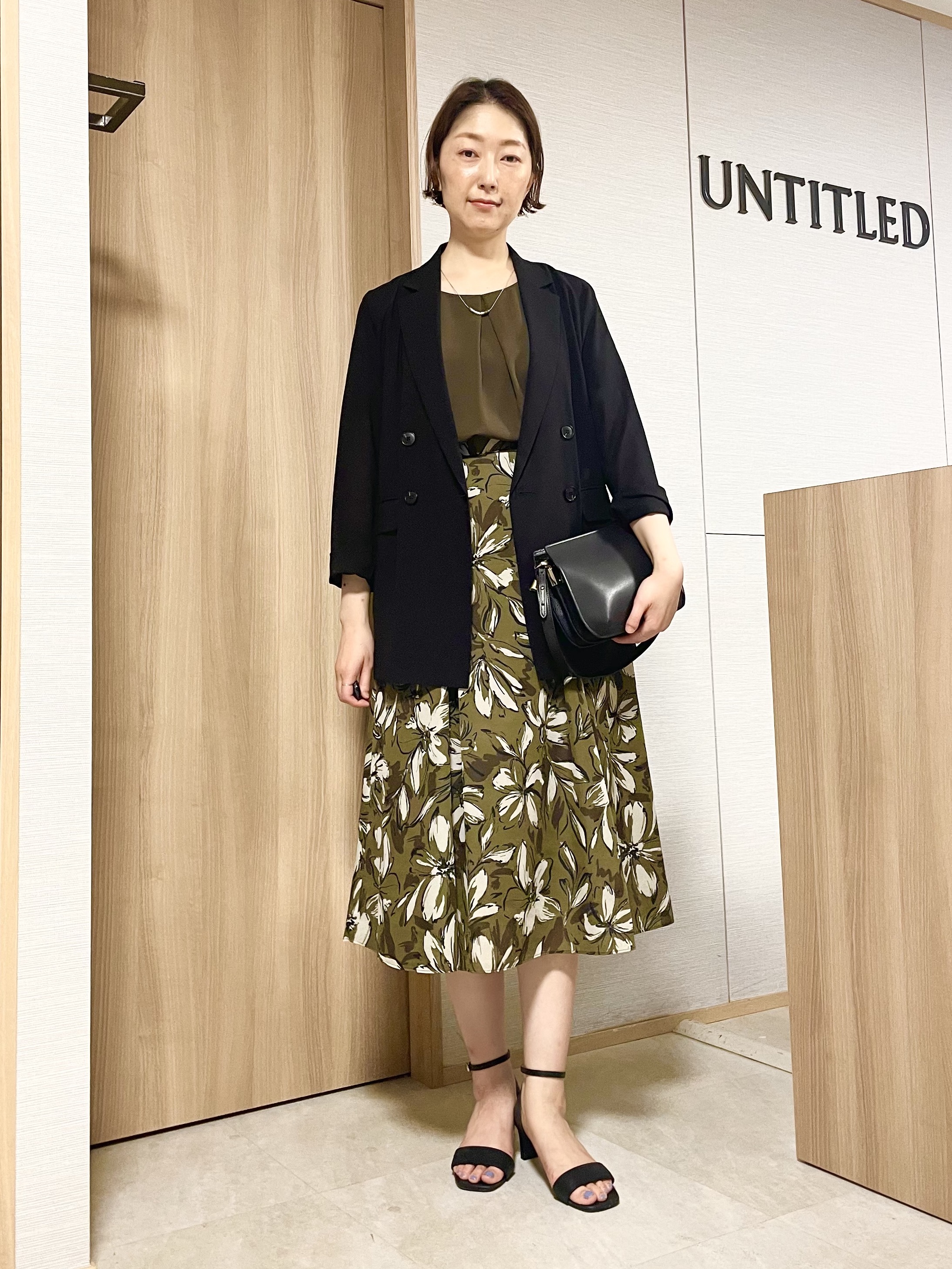 aliceさんの「UNTITLED｜【セットアップ可/接触冷感/通気性】ドライシアーダブルジャケット」を使ったコーディネート