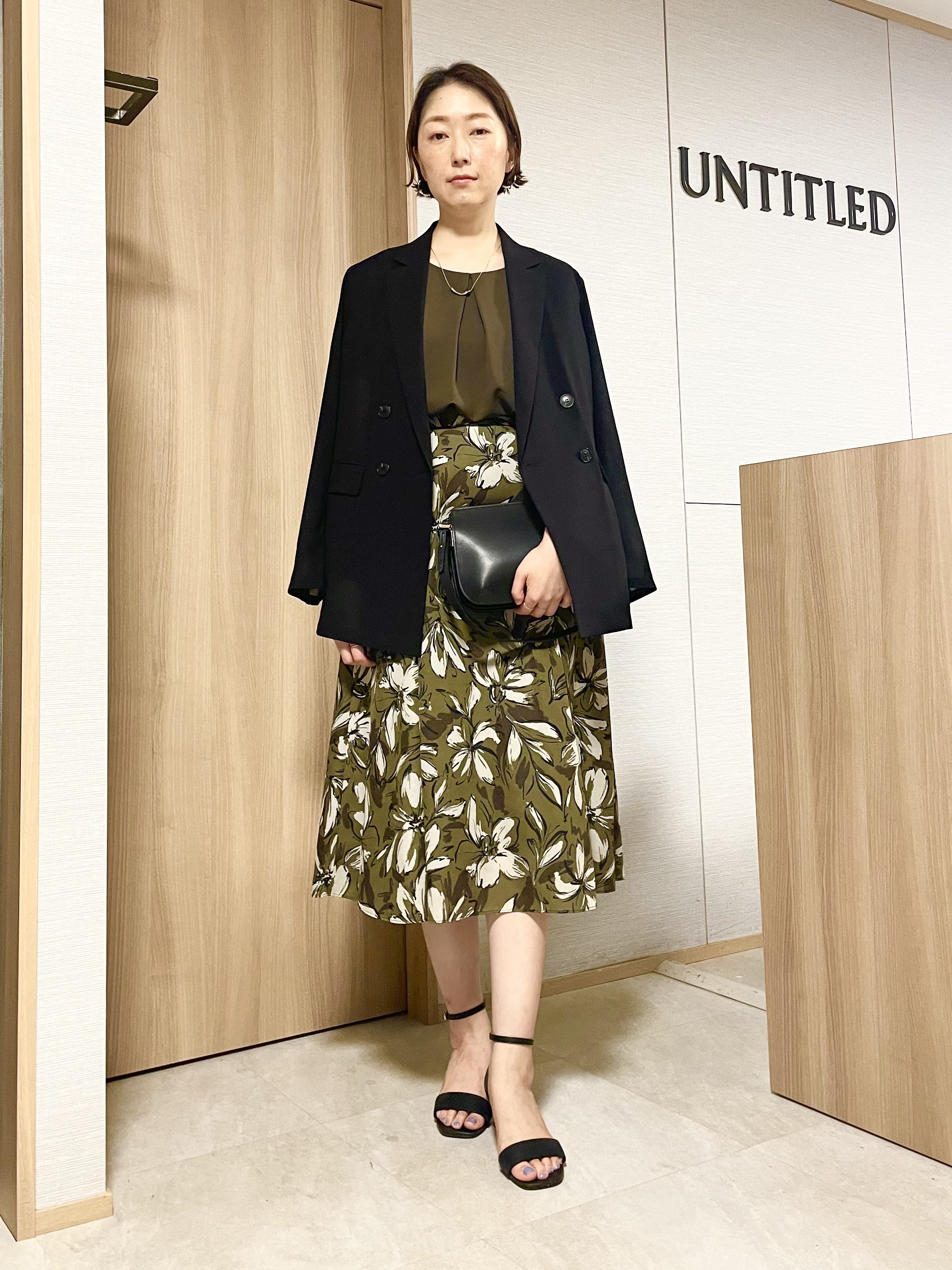 aliceさんの「UNTITLED｜【セットアップ可/接触冷感/通気性】ドライシアーダブルジャケット」を使ったコーディネート