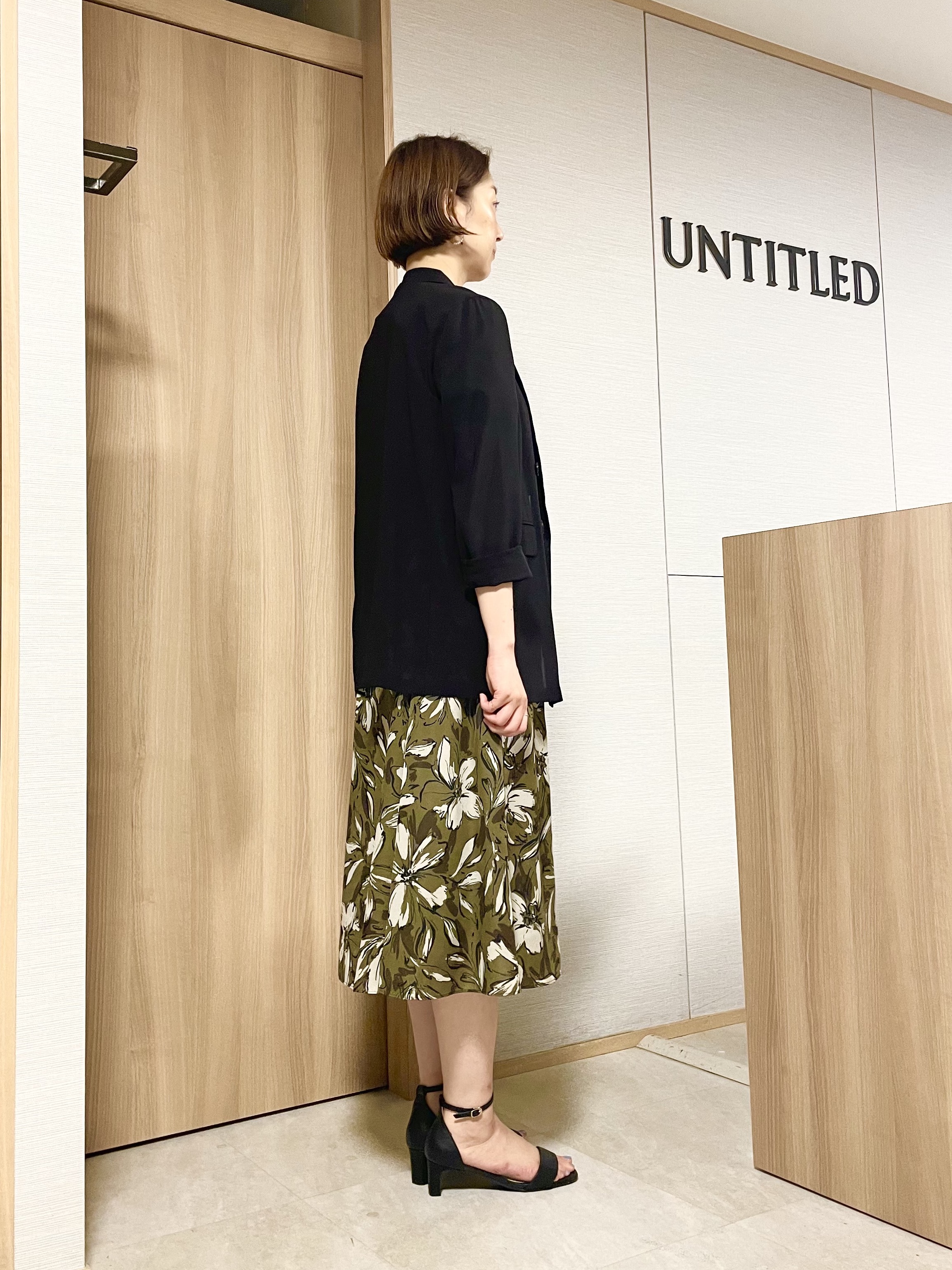 aliceさんの「UNTITLED｜【セットアップ可/接触冷感/通気性】ドライシアーダブルジャケット」を使ったコーディネート
