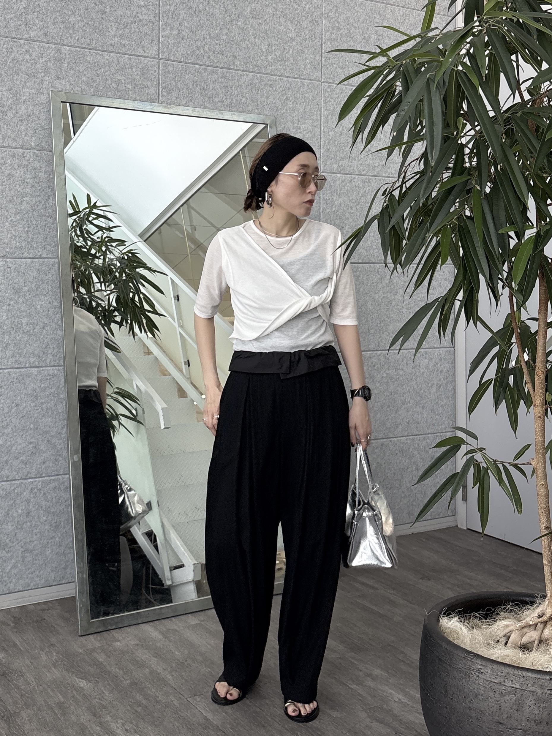 kotakiさんの「INDIVI｜アートメッシュブルゾン」を使ったコーディネート