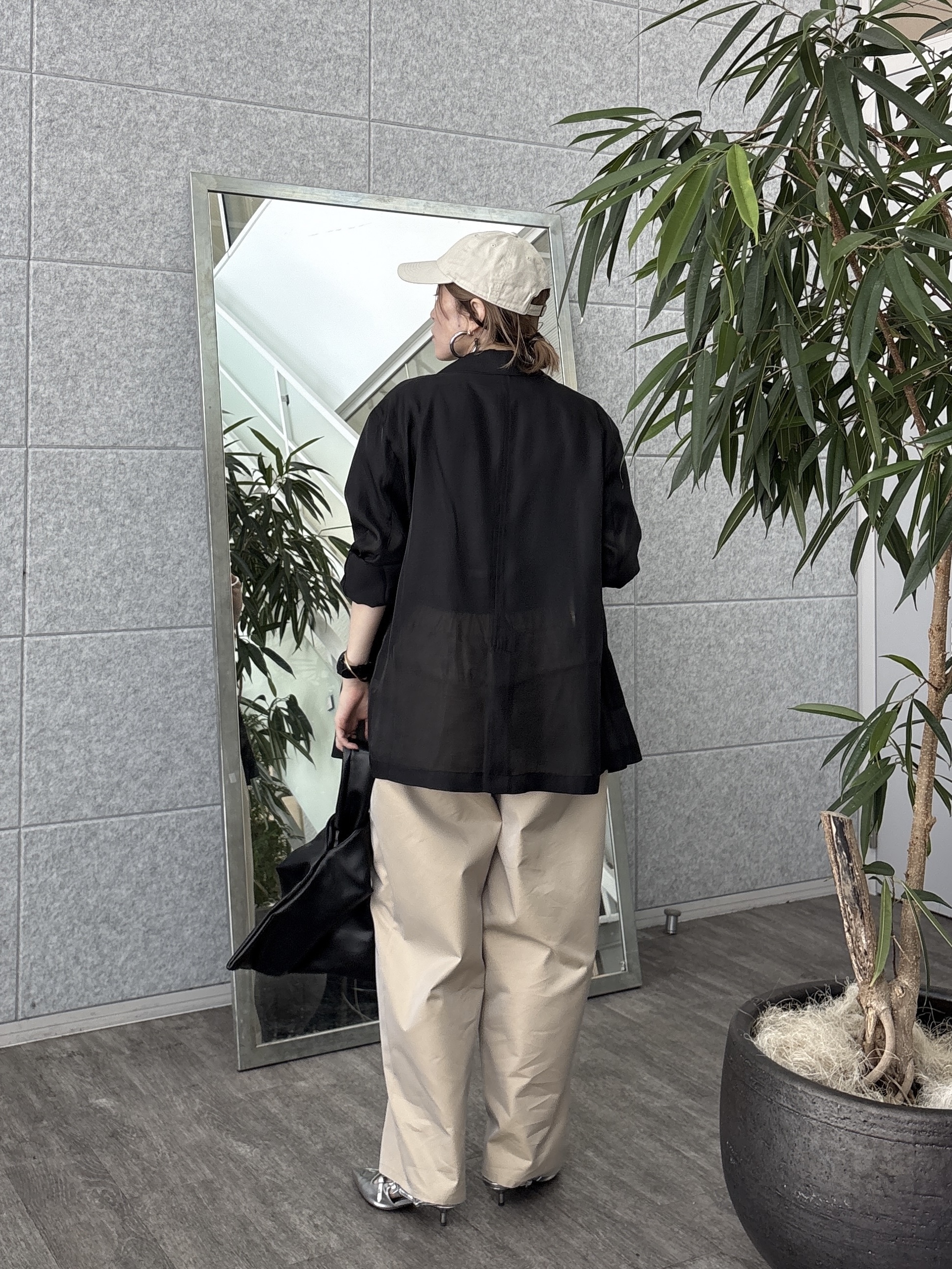 kotakiさんの「INDIVI｜シアーシャツジャケット【接触冷感】」を使ったコーディネート