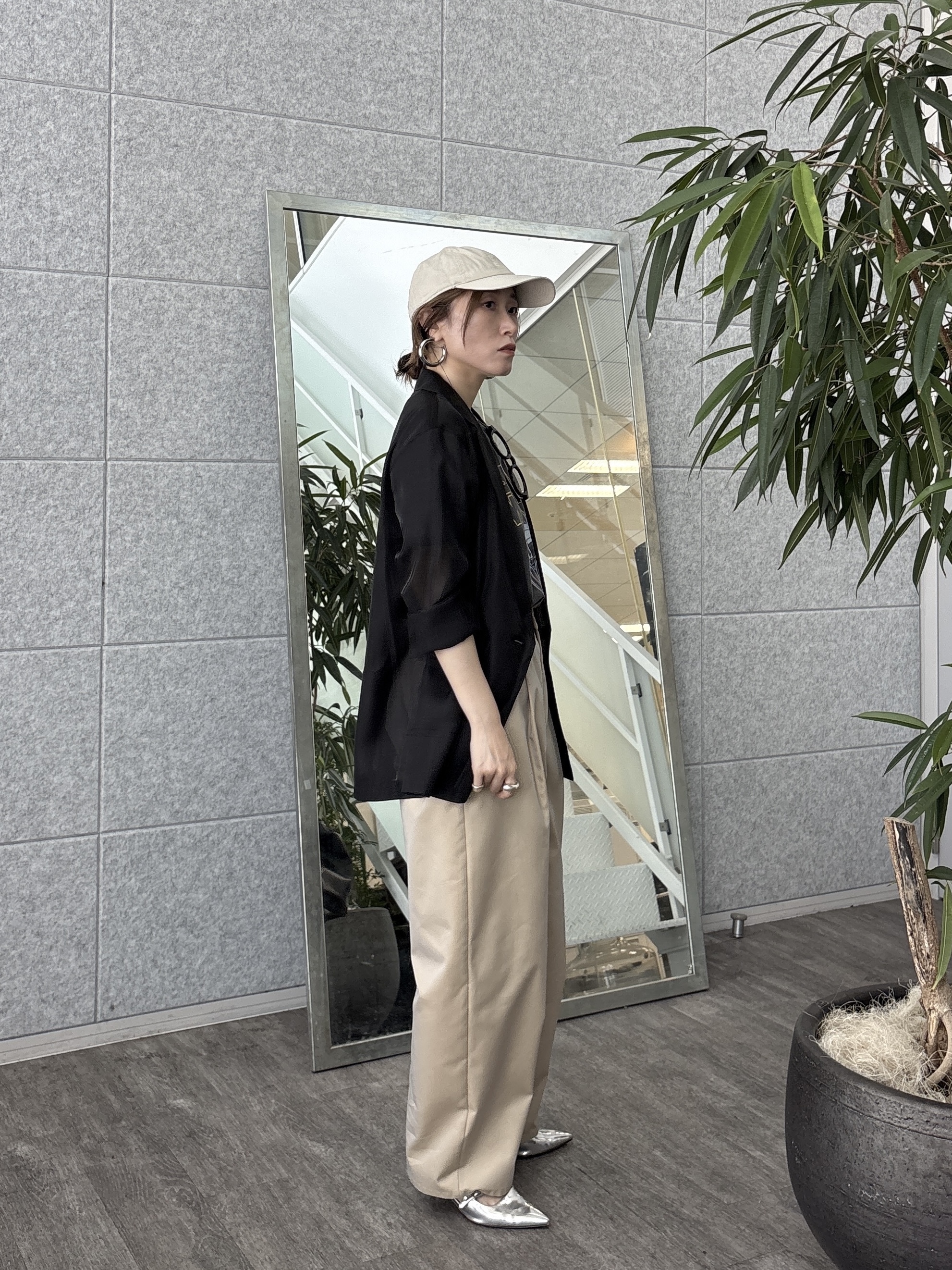 kotakiさんの「INDIVI｜シアーシャツジャケット【接触冷感】」を使ったコーディネート