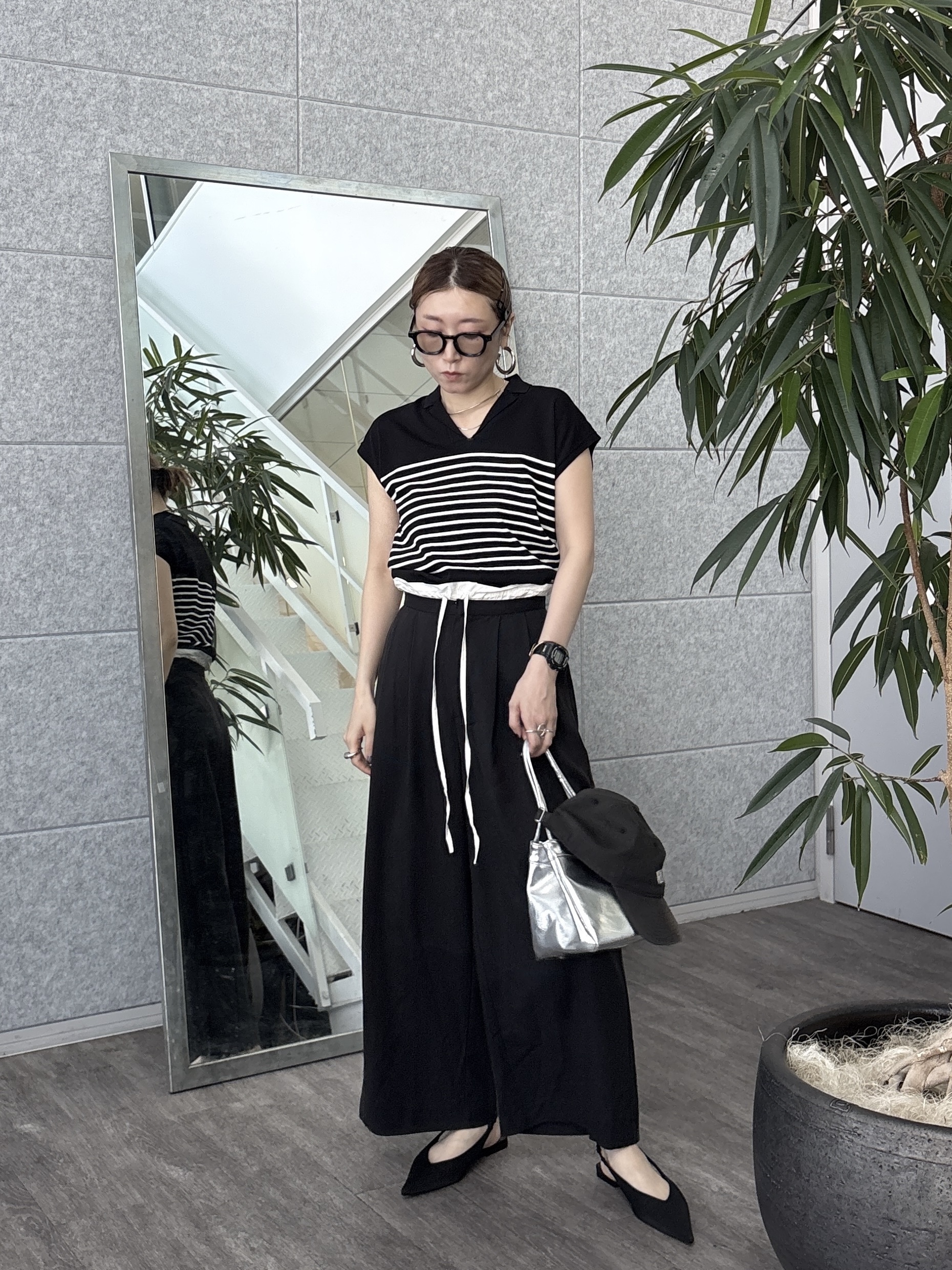 kotakiさんの「INDIVI｜シアーフレンチポロ【接触冷感】」を使ったコーディネート