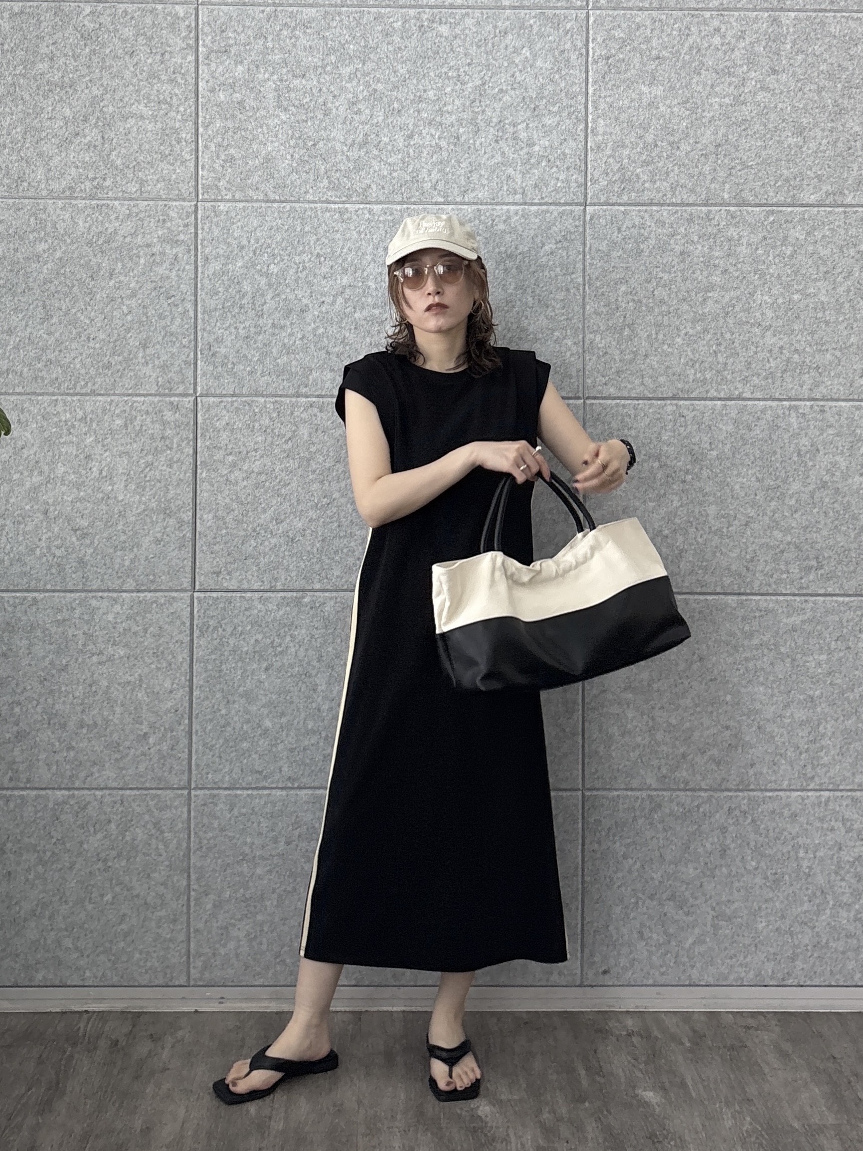 kotakiさんの「INDIVI｜サイドラインジョーゼットワンピース」を使ったコーディネート