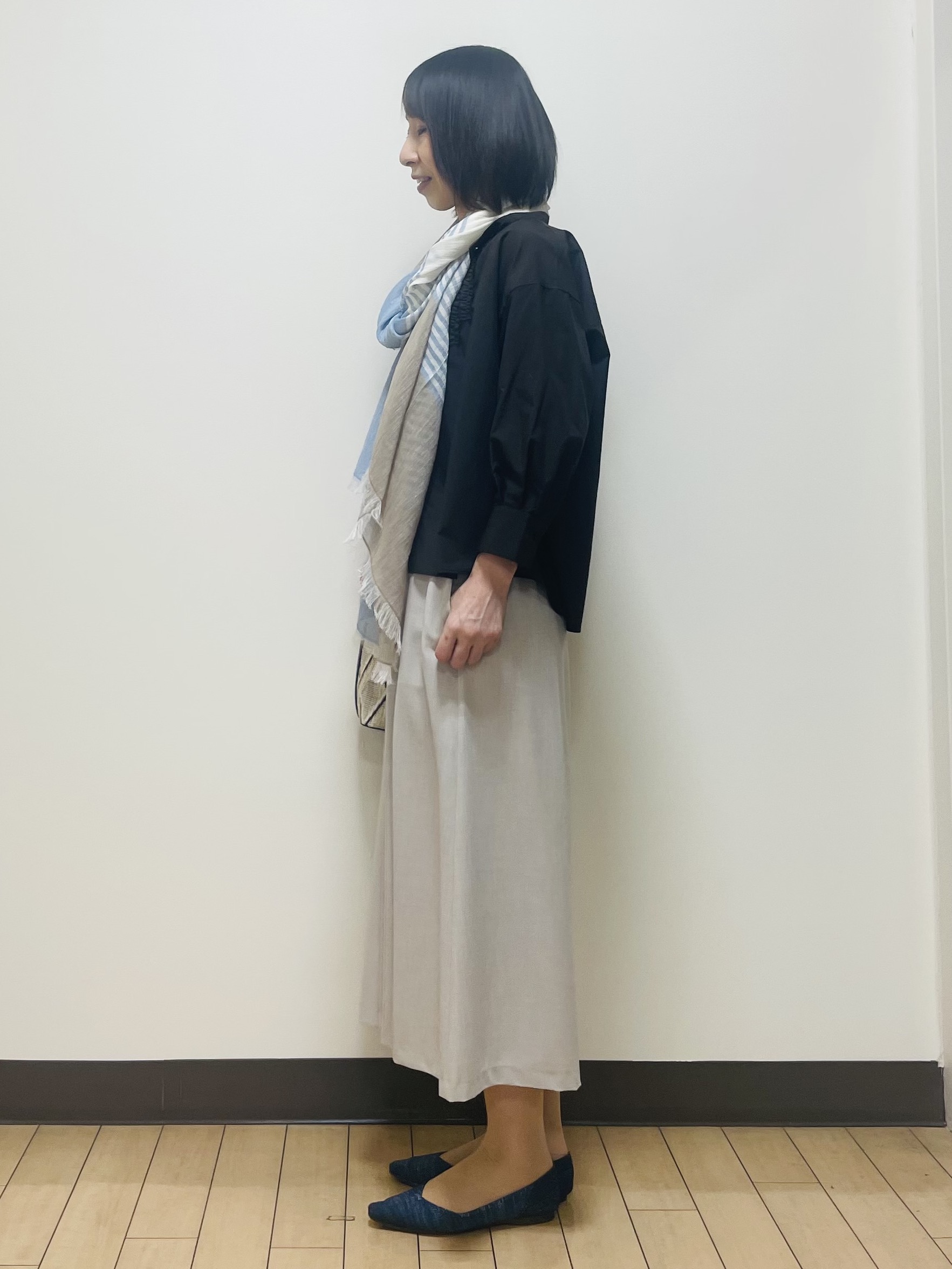 Riiさんの「Reflect｜フロントファスナーシアーブルゾン」を使ったコーディネート