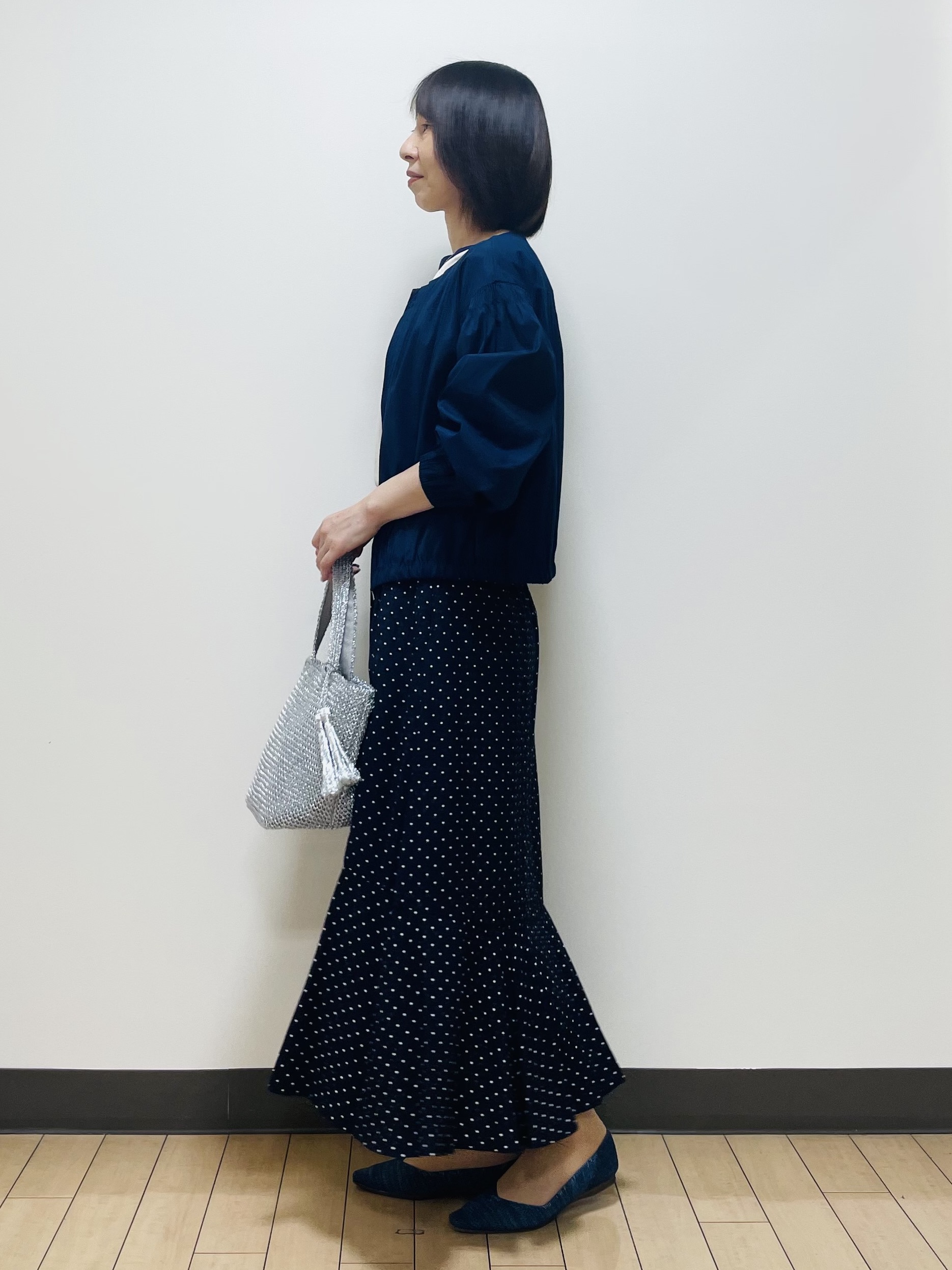 Riiさんの「Reflect｜フロントファスナーシアーブルゾン」を使ったコーディネート