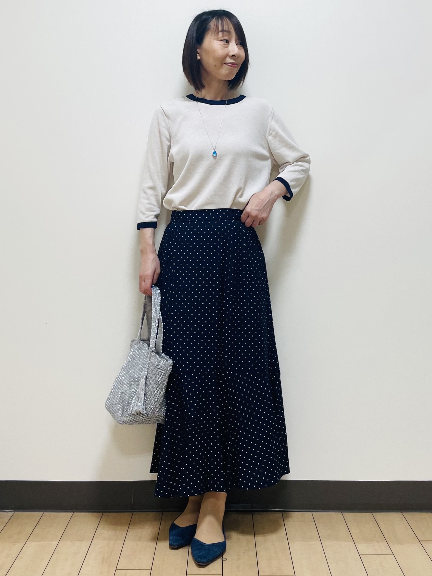 Riiさんの「Reflect｜フロントファスナーシアーブルゾン」を使ったコーディネート