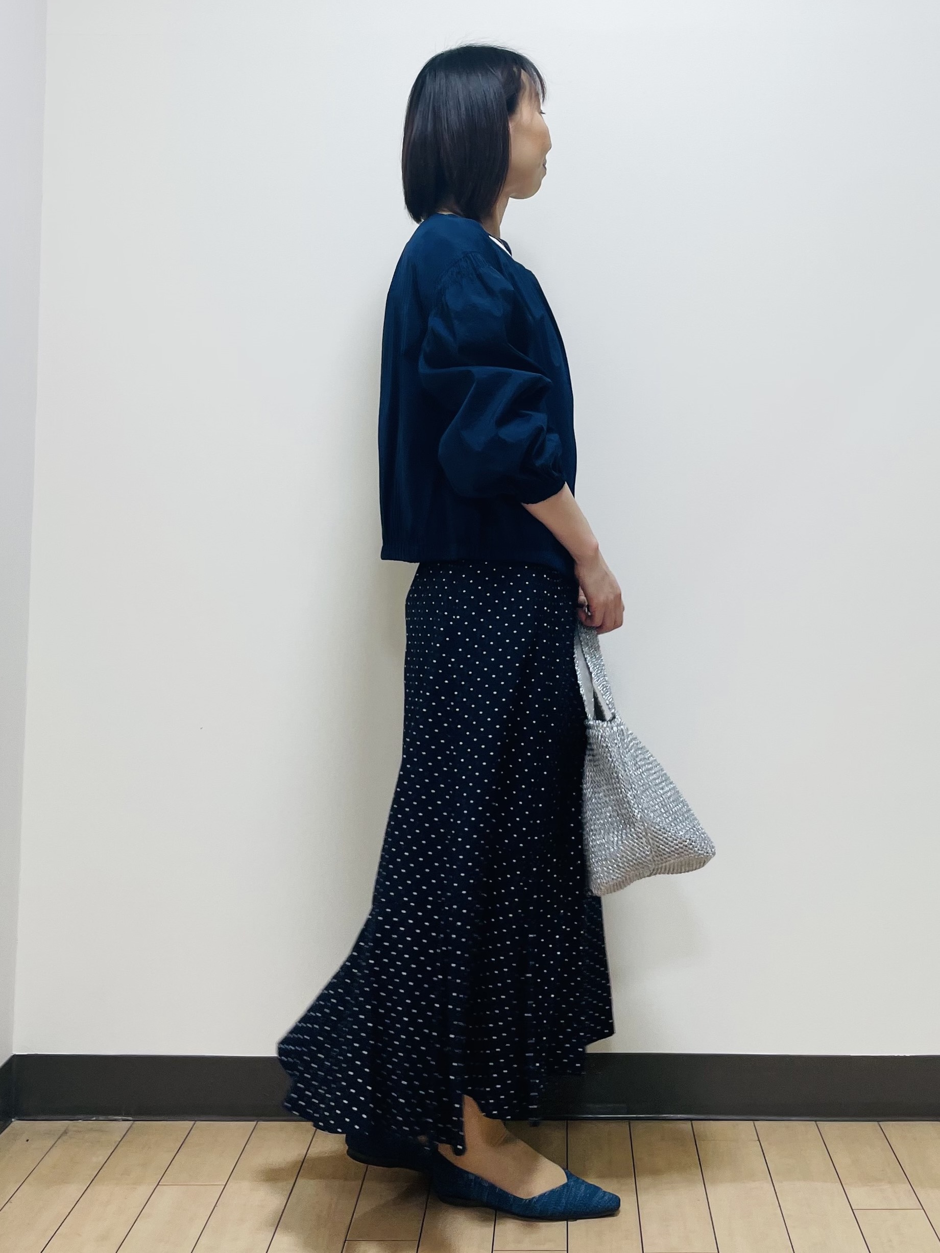 Riiさんの「Reflect｜フロントファスナーシアーブルゾン」を使ったコーディネート