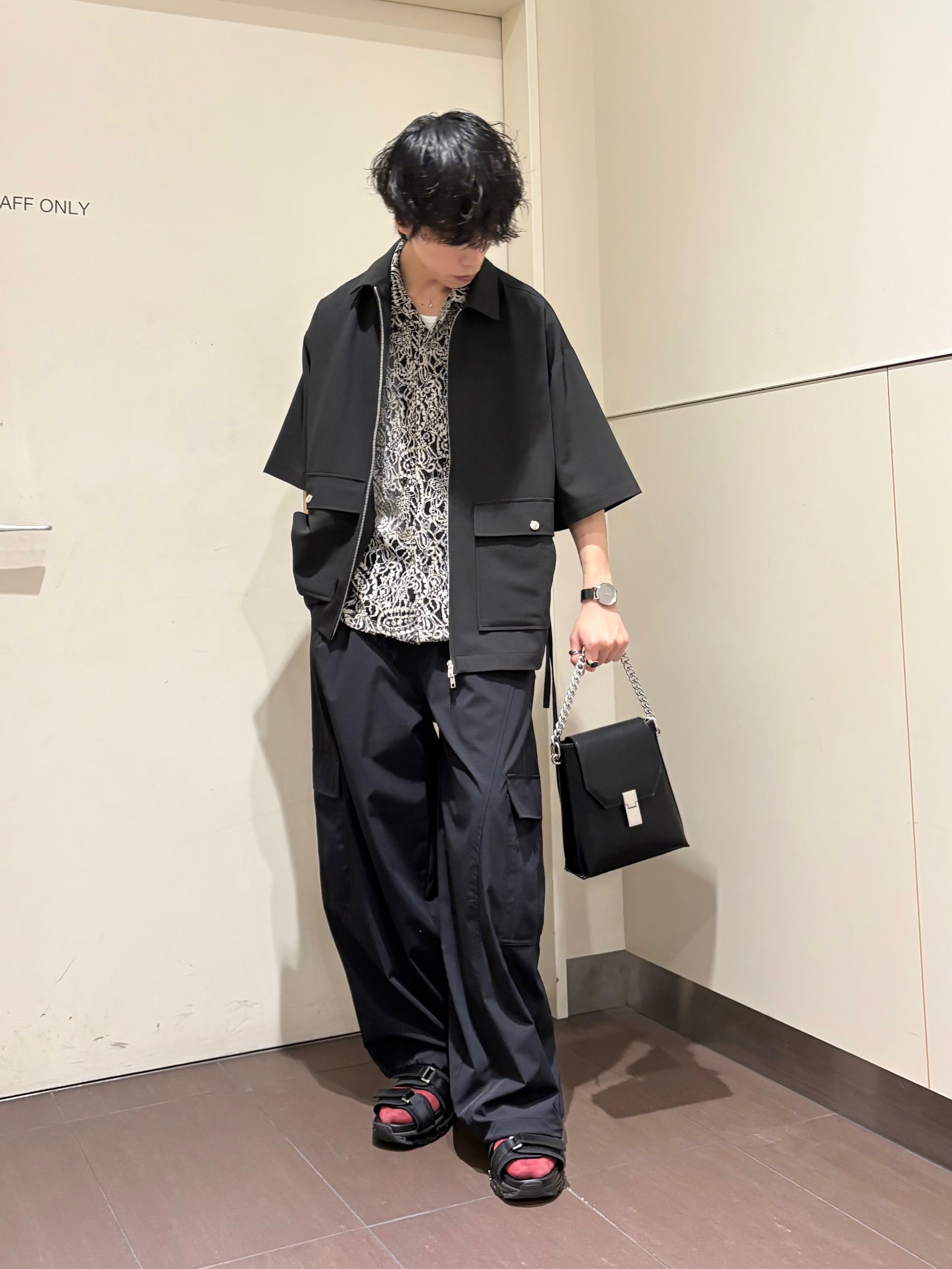 ナノシーさんの「tk.TAKEO KIKUCHI｜フロントジップシャツアウター」を使ったコーディネート