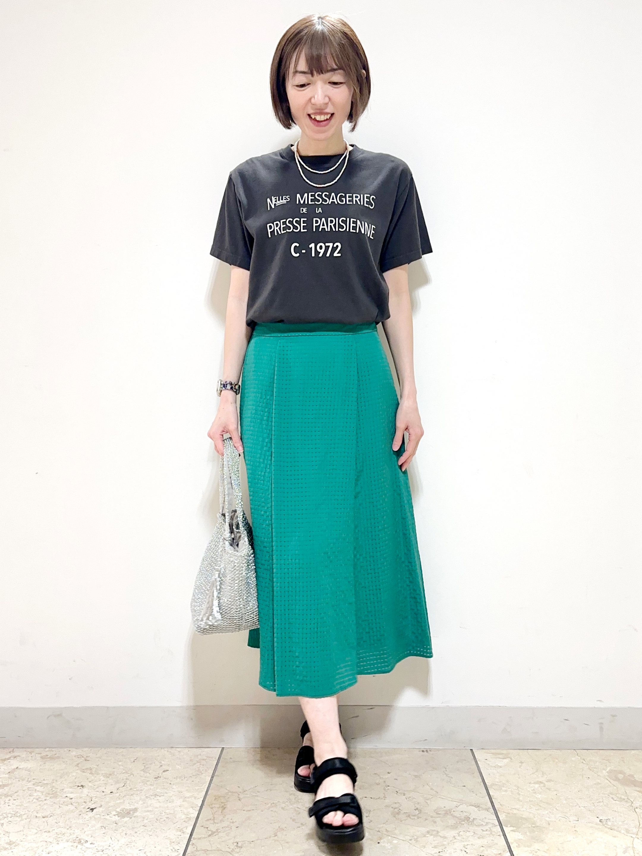 イト子さんの「Reflect｜【REGENCY WORKS／Reflect別注カラーあり】ロゴTシャツ」を使ったコーディネート