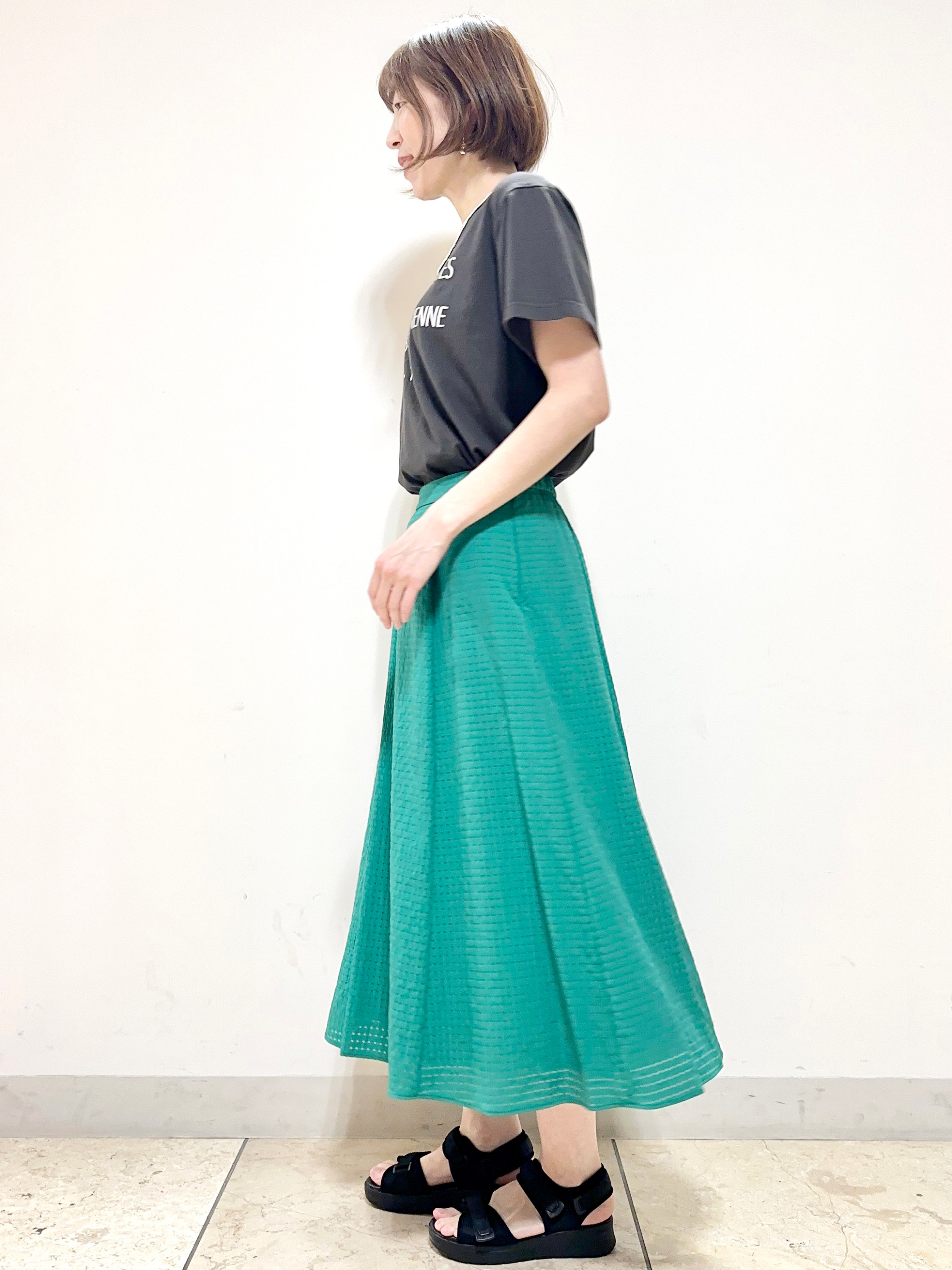 イト子さんの「Reflect｜【REGENCY WORKS／Reflect別注カラーあり】ロゴTシャツ」を使ったコーディネート