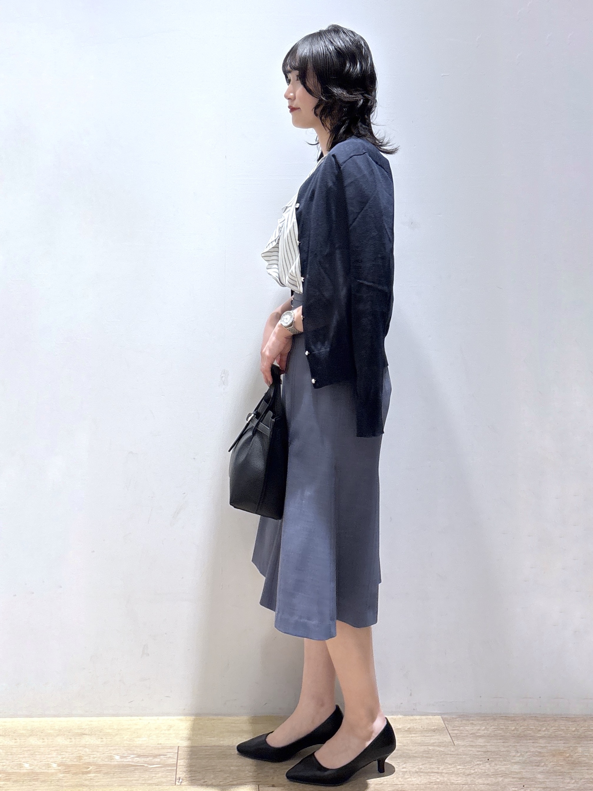 mizukiさんの「index｜【UV／吸水速乾】フリルフレアスリーブブラウス《汗ジミ防止／透け防止／洗濯機OK》」を使ったコーディネート