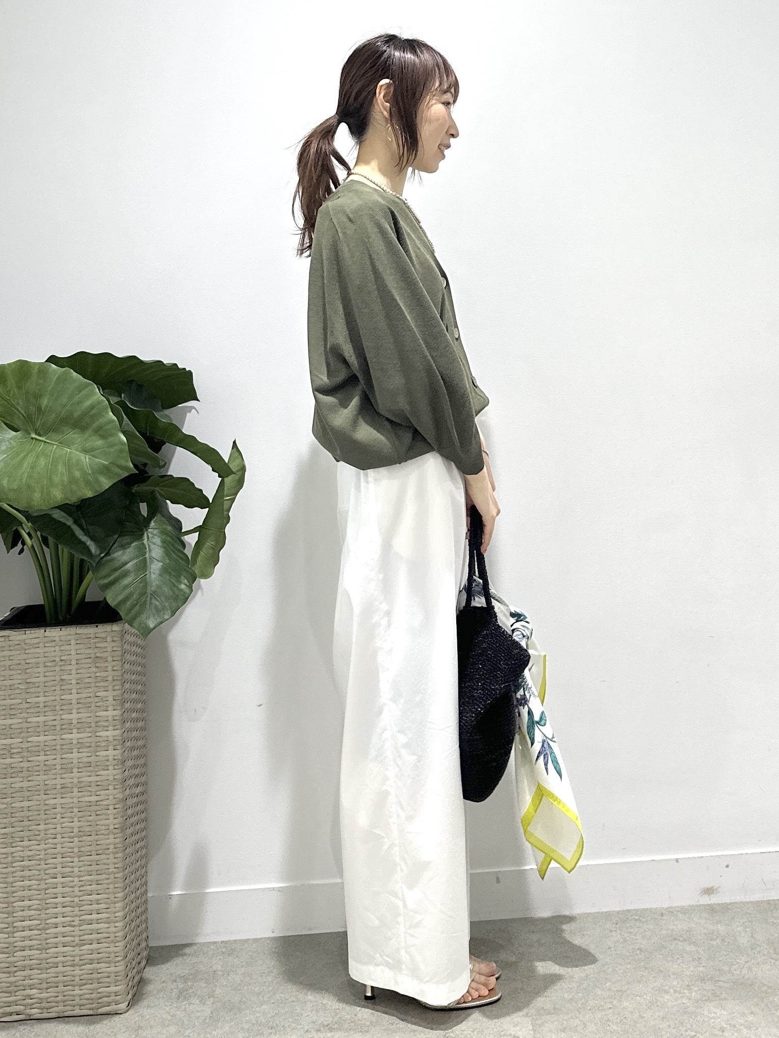 Miwaさんの「UNTITLED｜【アンサンブル可/Tシャツ風/ゆったり】リラックスニットトップス」を使ったコーディネート