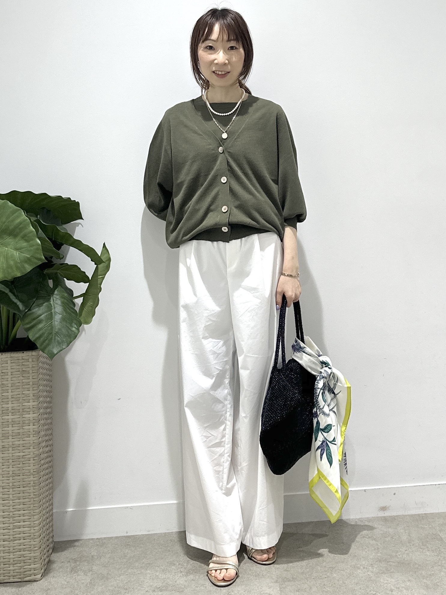 Miwaさんの「UNTITLED｜【アンサンブル可/Tシャツ風/ゆったり】リラックスニットトップス」を使ったコーディネート
