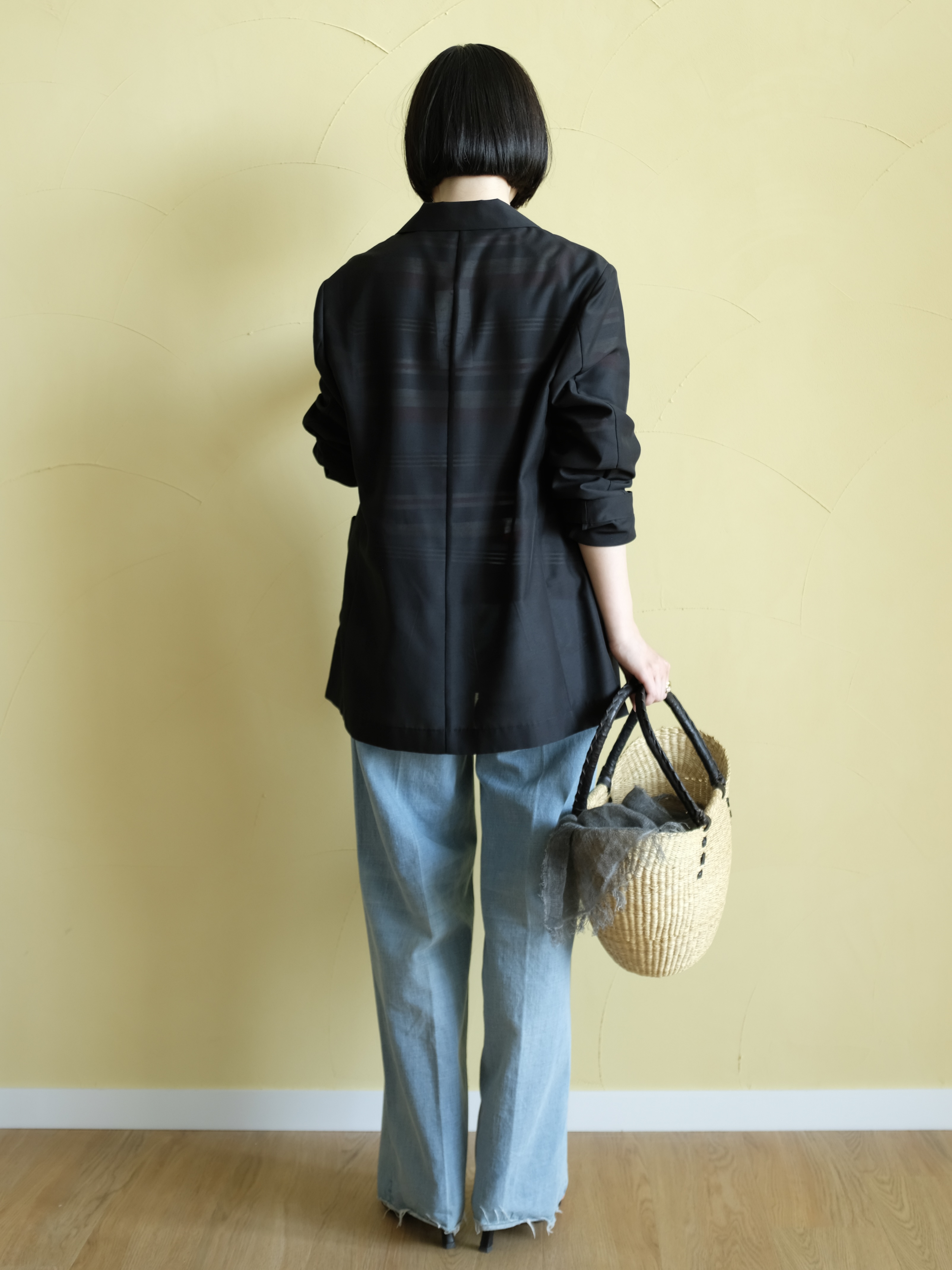 Kishimotoさんの「DRESSTERIOR｜【otonaMUSE5月号掲載】コットンシルクマルチボーダーニット」を使ったコーディネート