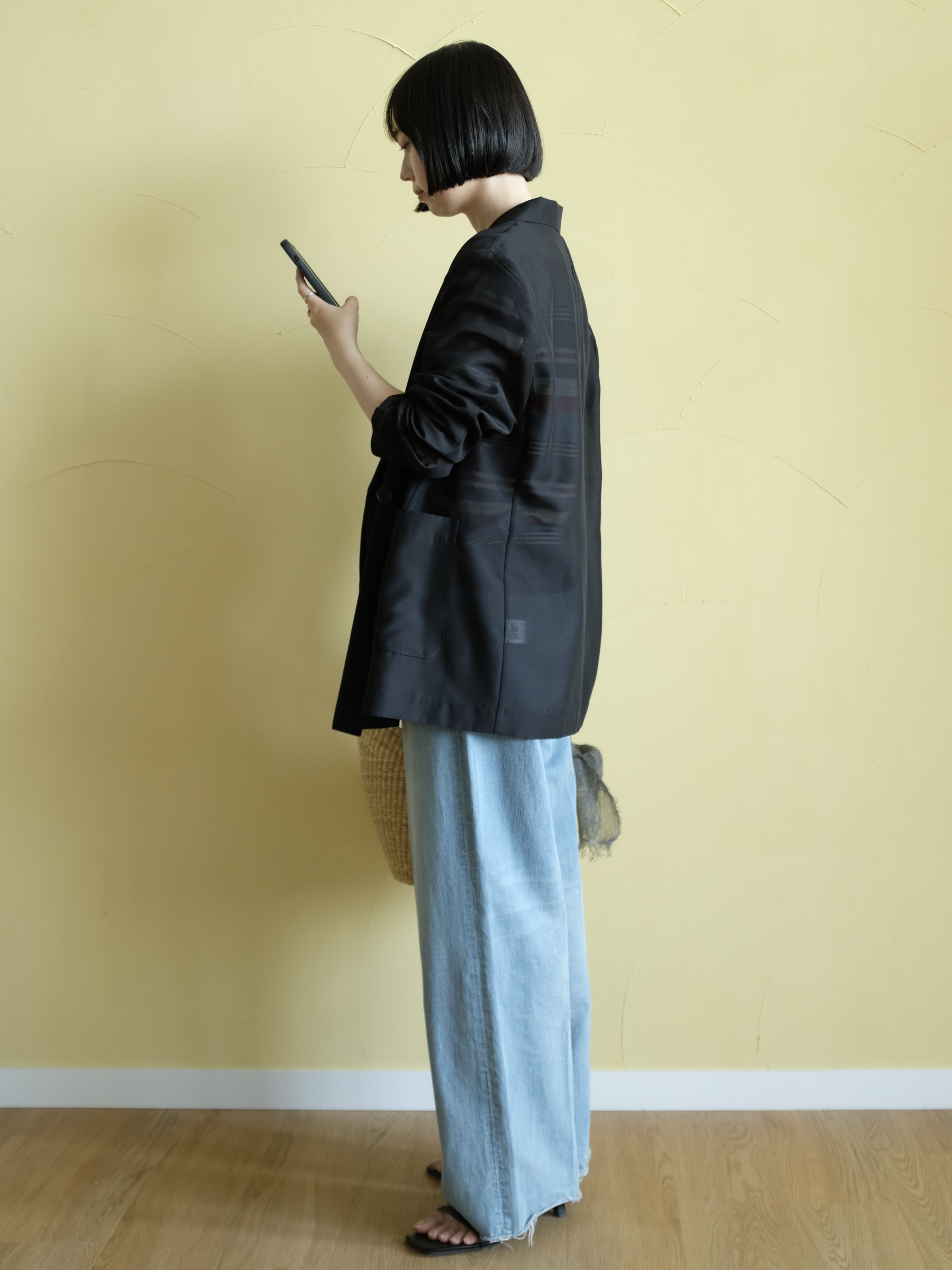 Kishimotoさんの「DRESSTERIOR｜【otonaMUSE5月号掲載】コットンシルクマルチボーダーニット」を使ったコーディネート