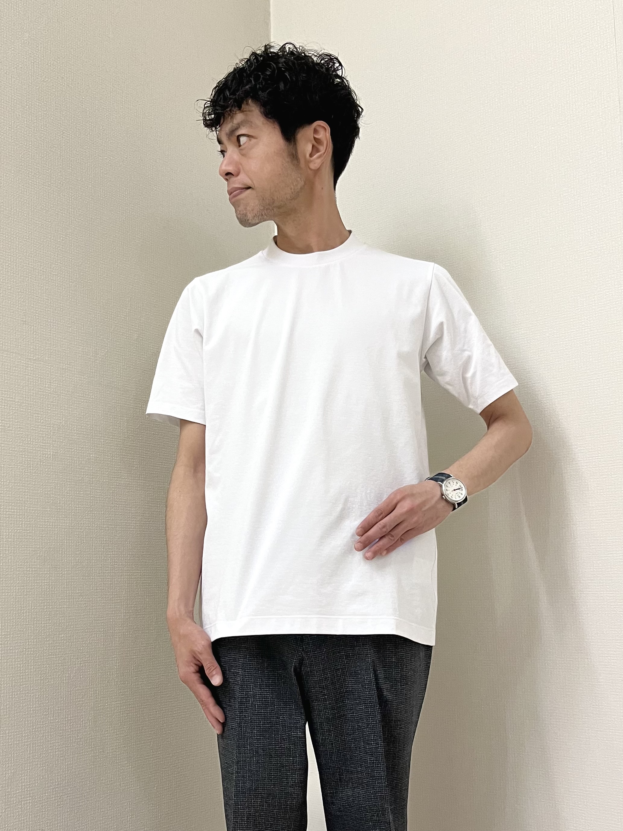 URAさんの「TAKEO KIKUCHI｜【Begin5月号掲載/通気性】トリコットサッカー ジャケット」を使ったコーディネート