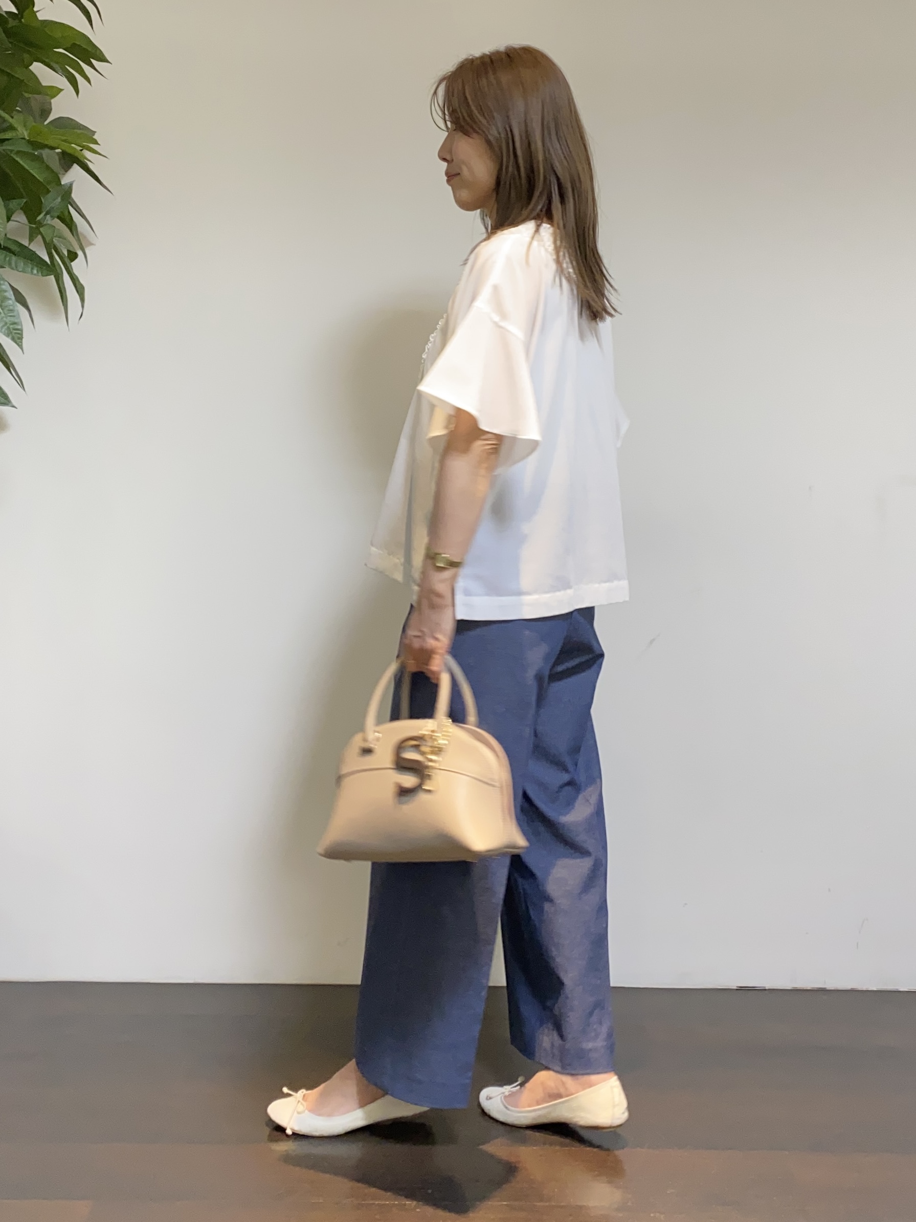 tomoさんの「UNTITLED｜【接触冷感/UVカット/遮熱機能】フライスジャージカーディガン」を使ったコーディネート