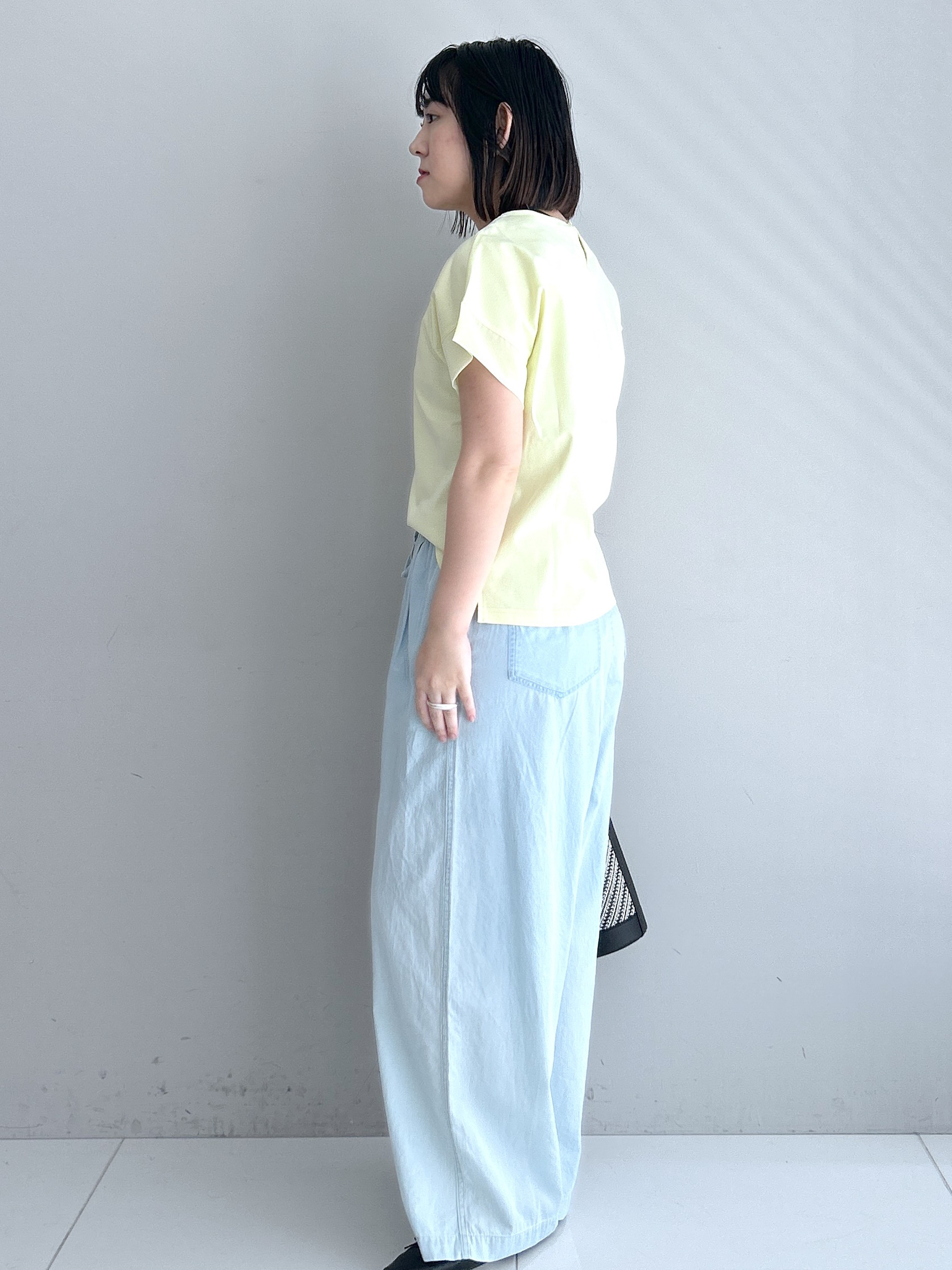 Hirokaさんの「Dessin｜【UVカット/接触冷感】美光沢カットソー」を使ったコーディネート