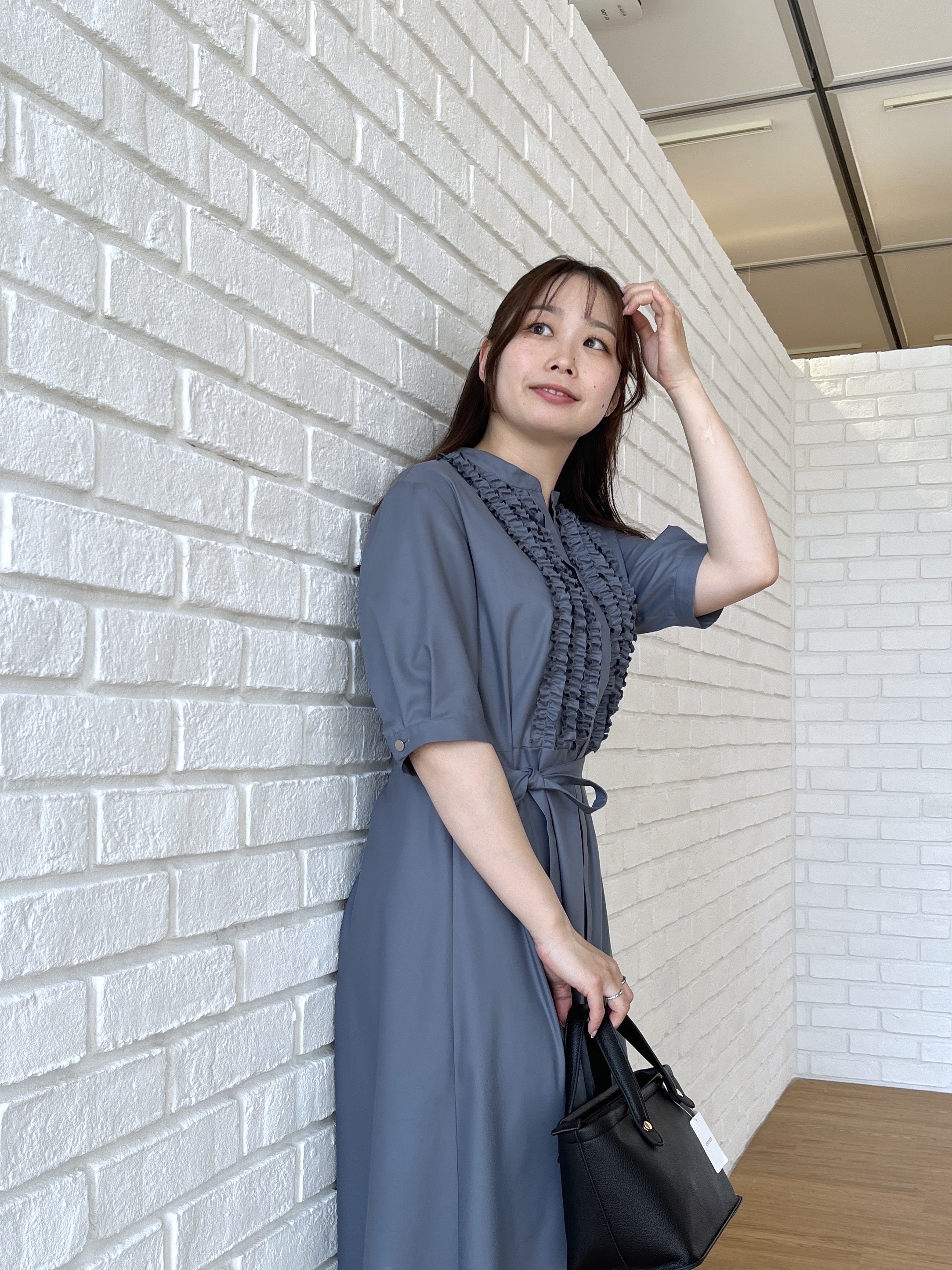 Saekoさんの「UNTITLED｜【1枚で着映え】フロントフリルワンピース」を使ったコーディネート