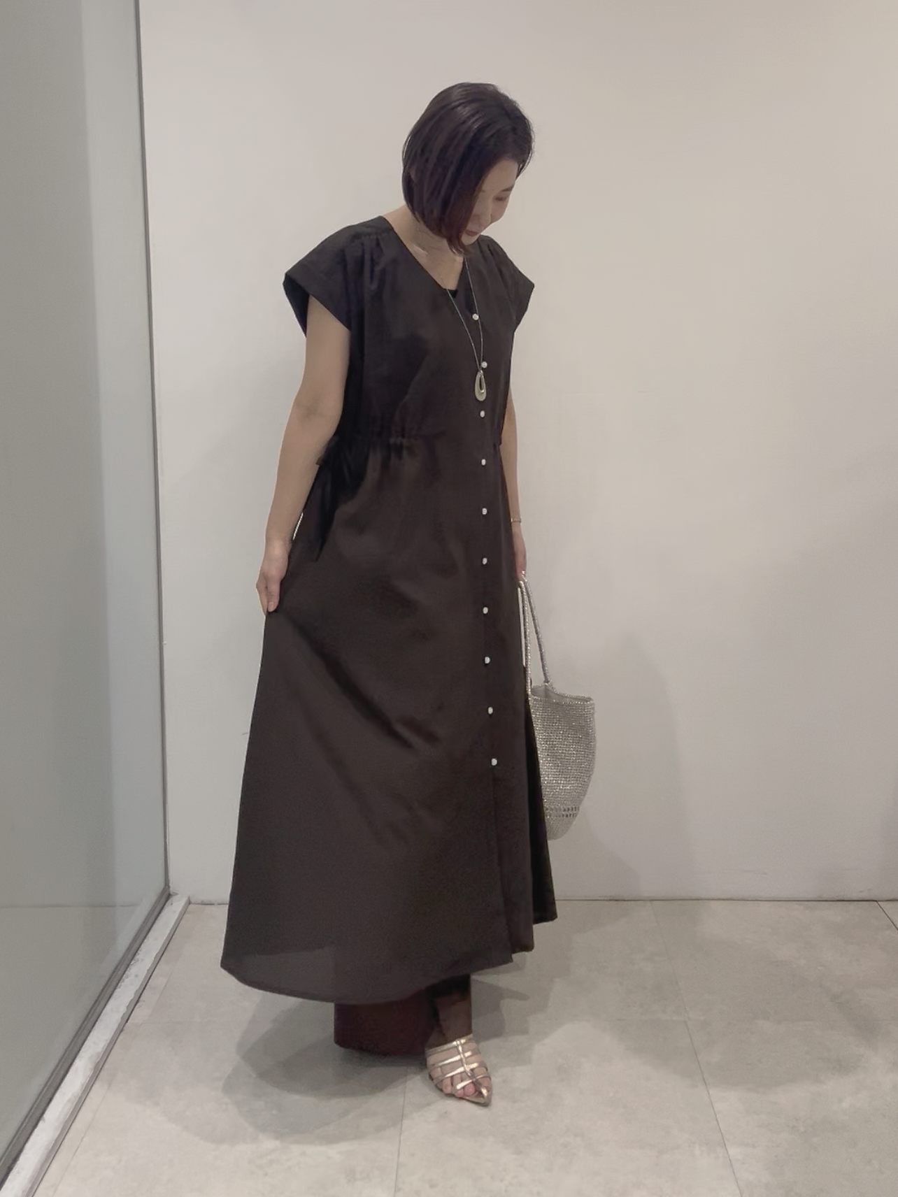 まどかさんの「UNTITLED｜グルカ風ベルトデザインワイドパンツ」を使ったコーディネート