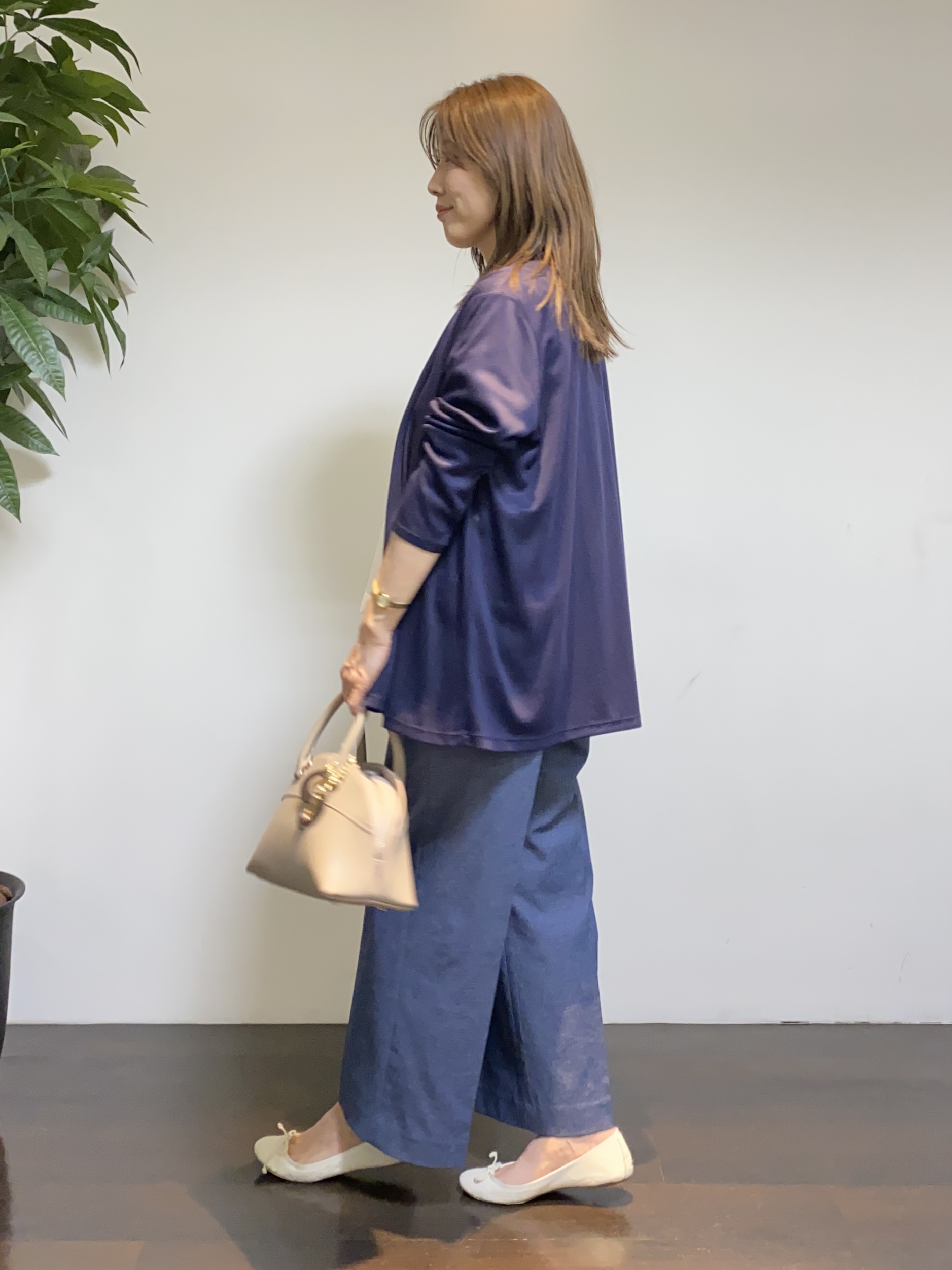tomoさんの「UNTITLED｜【接触冷感/UVカット/遮熱機能】フライスジャージカーディガン」を使ったコーディネート