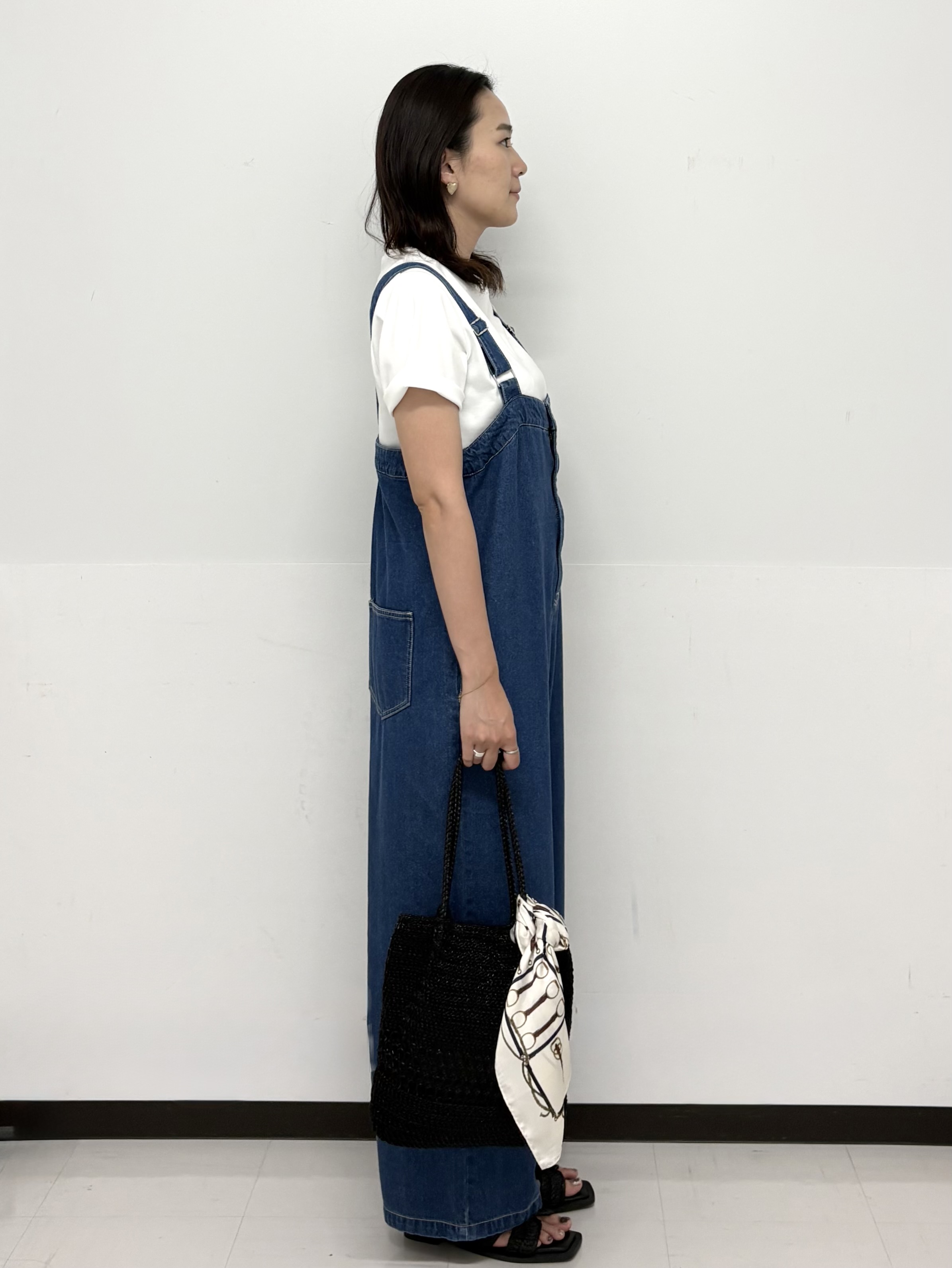 Hazukiさんの「OPAQUE.CLIP｜オーガニックコットン混ベーシックTシャツ【洗濯機OK】《SS～LL》」を使ったコーディネート