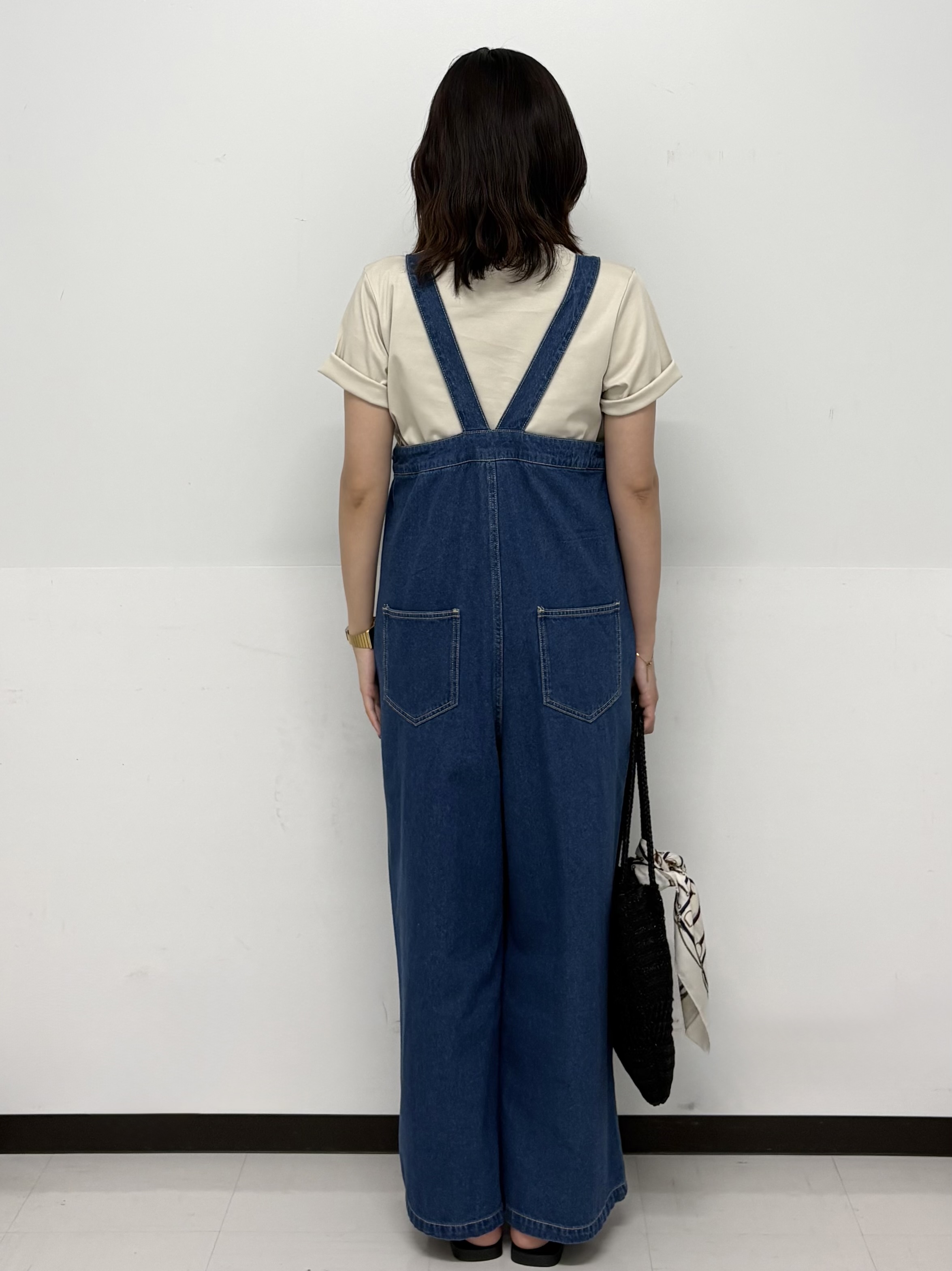 Hazukiさんの「OPAQUE.CLIP｜オーガニックコットン混ベーシックTシャツ【洗濯機OK】《SS～LL》」を使ったコーディネート