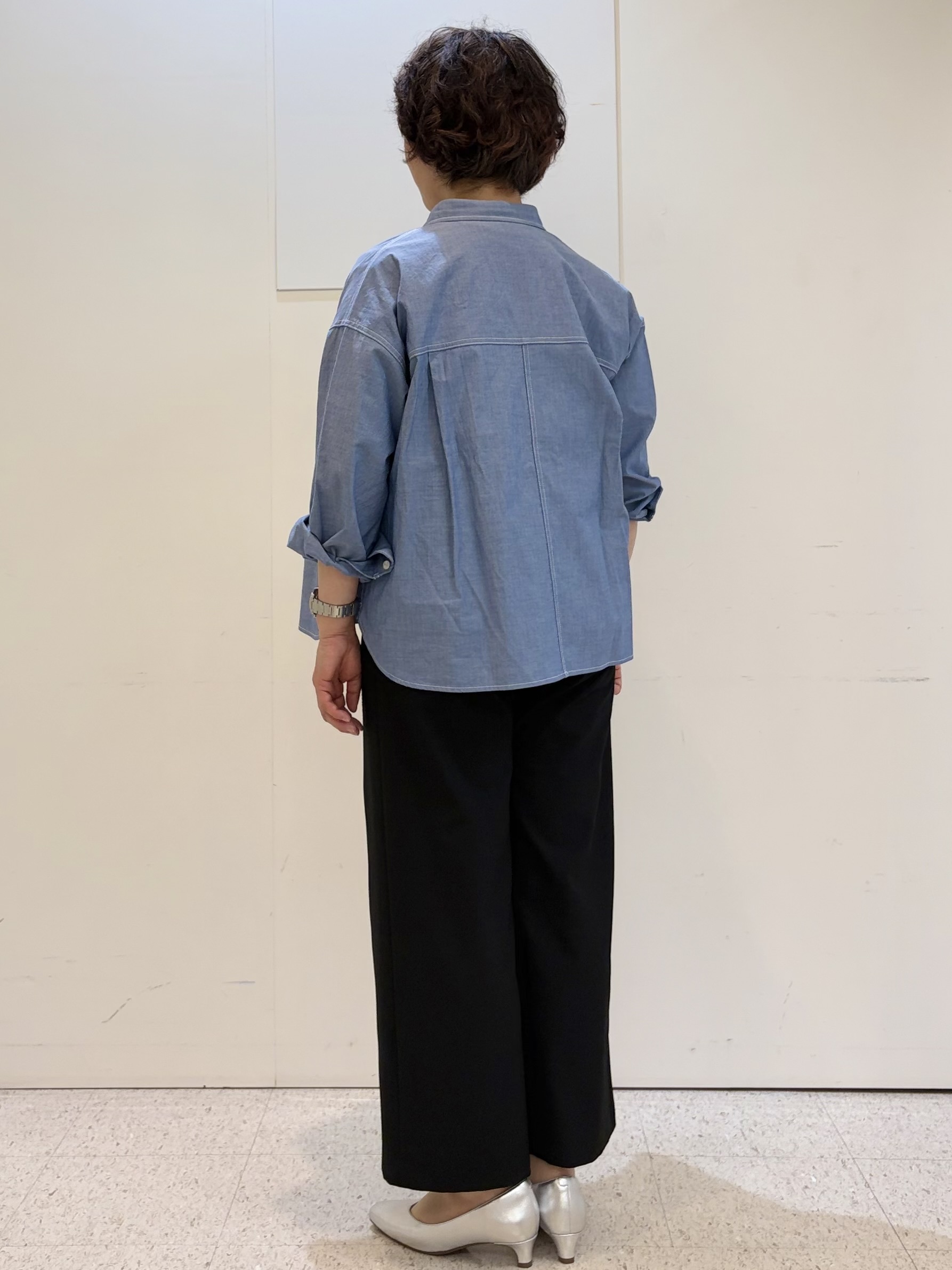 ヤスコさんの「Reflect｜【羽織にも◎】ダンガリーシャツ」を使ったコーディネート