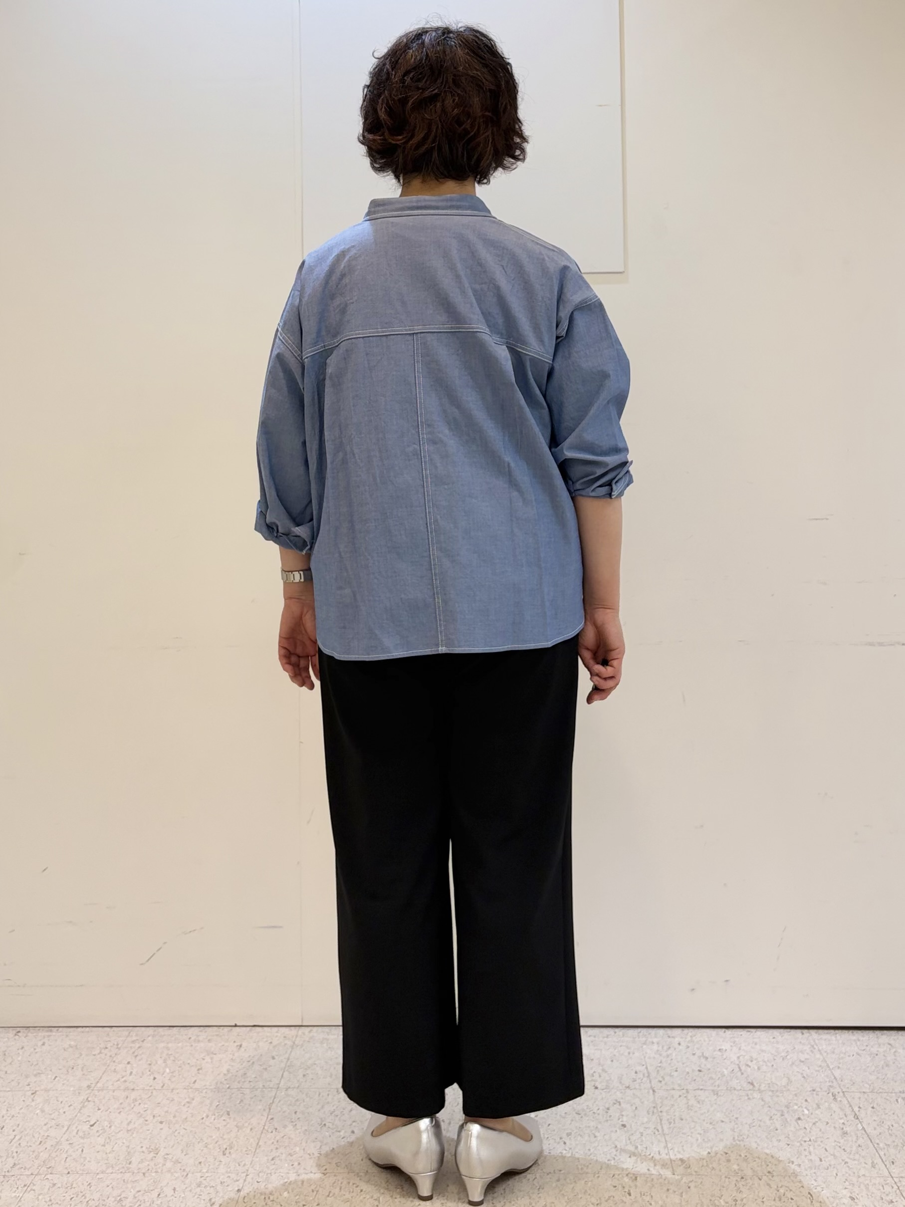ヤスコさんの「Reflect｜【羽織にも◎】ダンガリーシャツ」を使ったコーディネート
