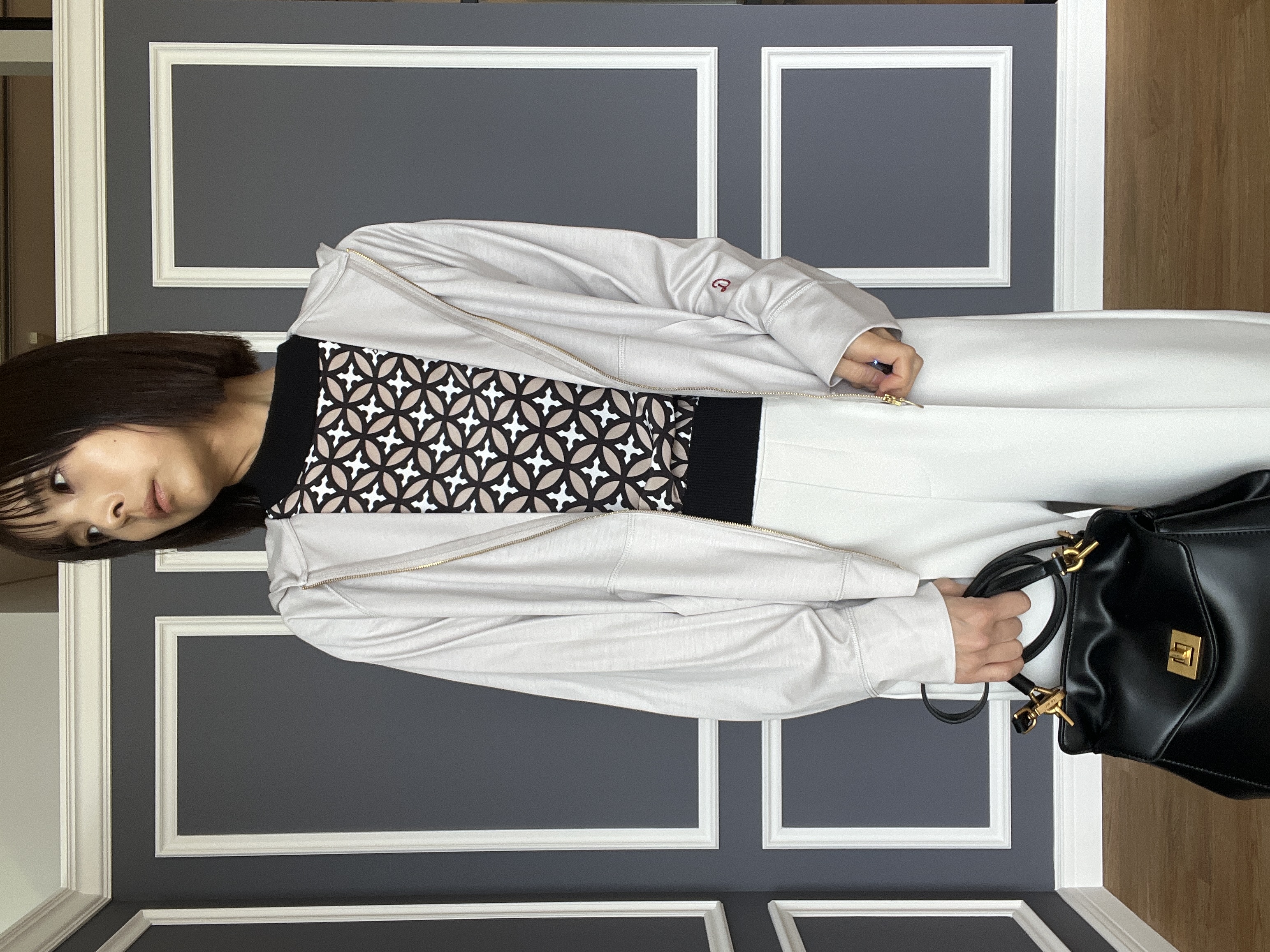 misaさんの「DRESSTERIOR｜【接触冷感/ウォッシャブル】センタープレスジョーゼットパンツ」を使ったコーディネート