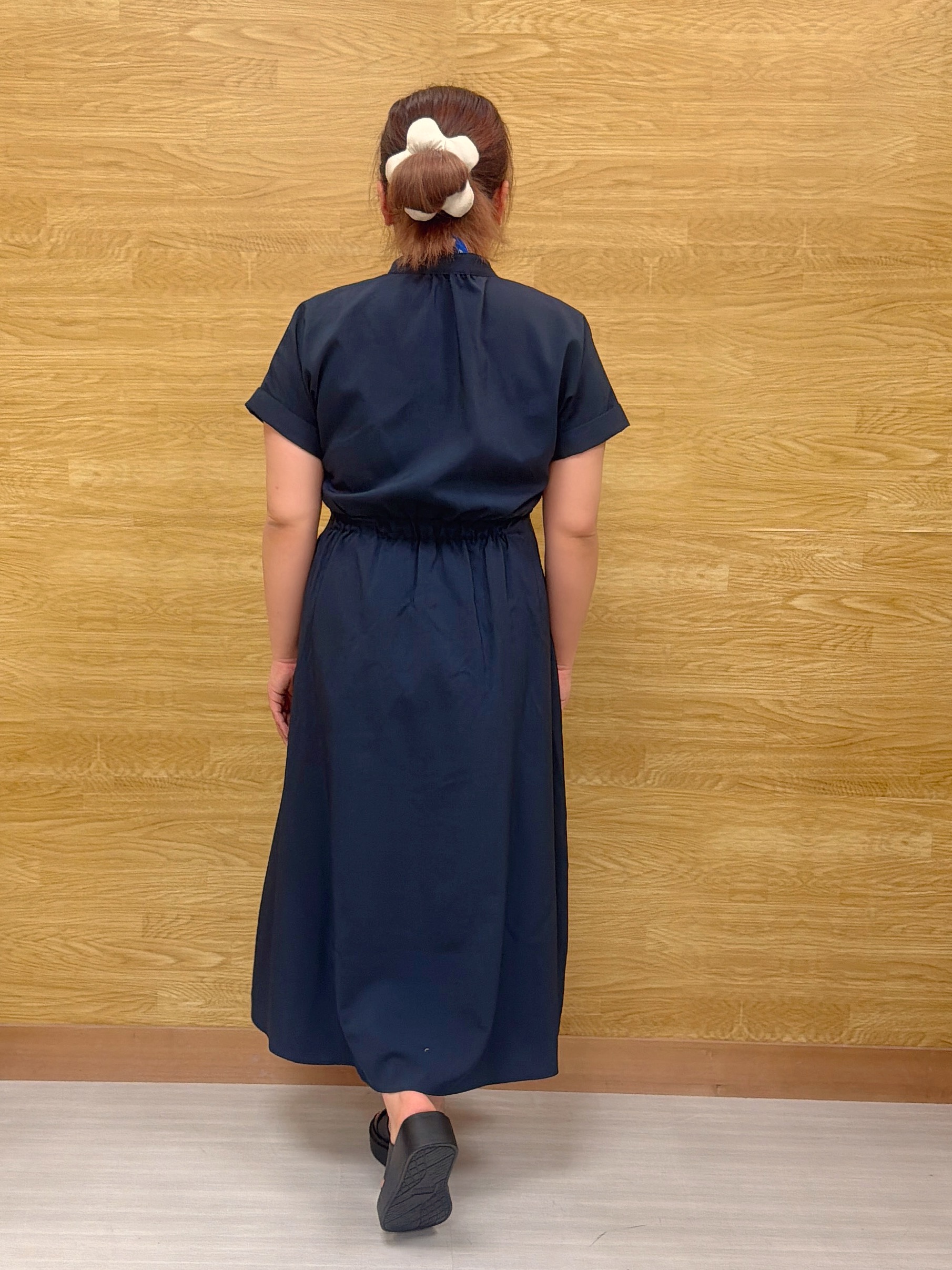 ぁむさんの「SHOO･LA･RUE｜【洗濯機可／洗濯後しわになりにくい】ウエストタックフレンチワンピース」を使ったコーディネート
