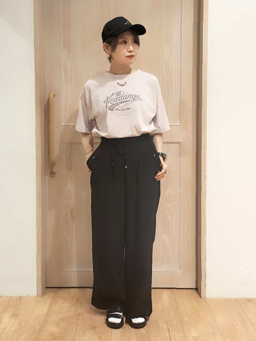 YUKIさんの「SHOO･LA･RUE｜【高レビュー/洗濯機可/セットアップ可】軽凛(かろりん) ひんやり半袖ジャケット」を使ったコーディネート
