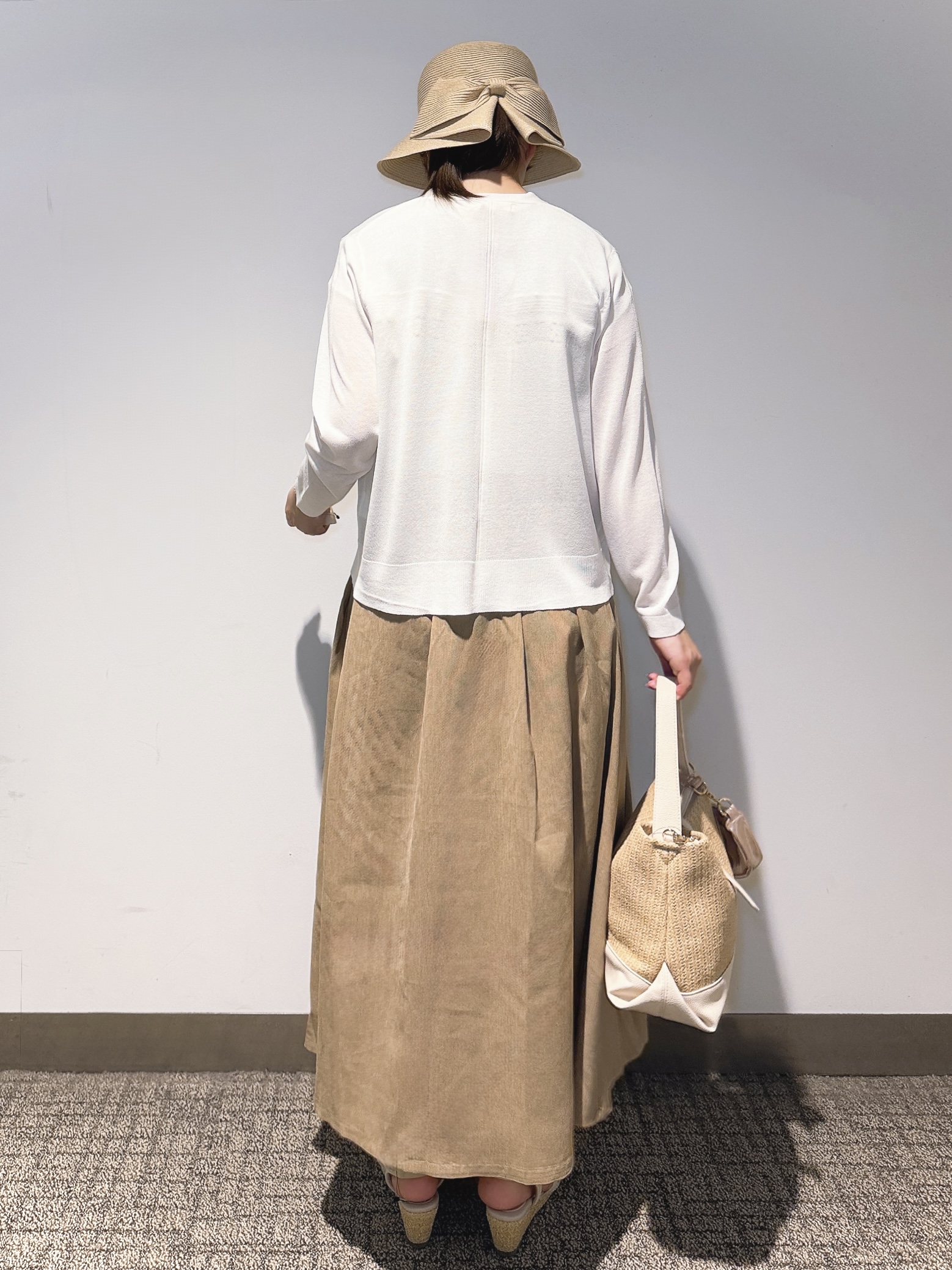 みーさんの「grove｜高評価！【接触冷感／UVカットetc】ベーシックショートカーディガン」を使ったコーディネート