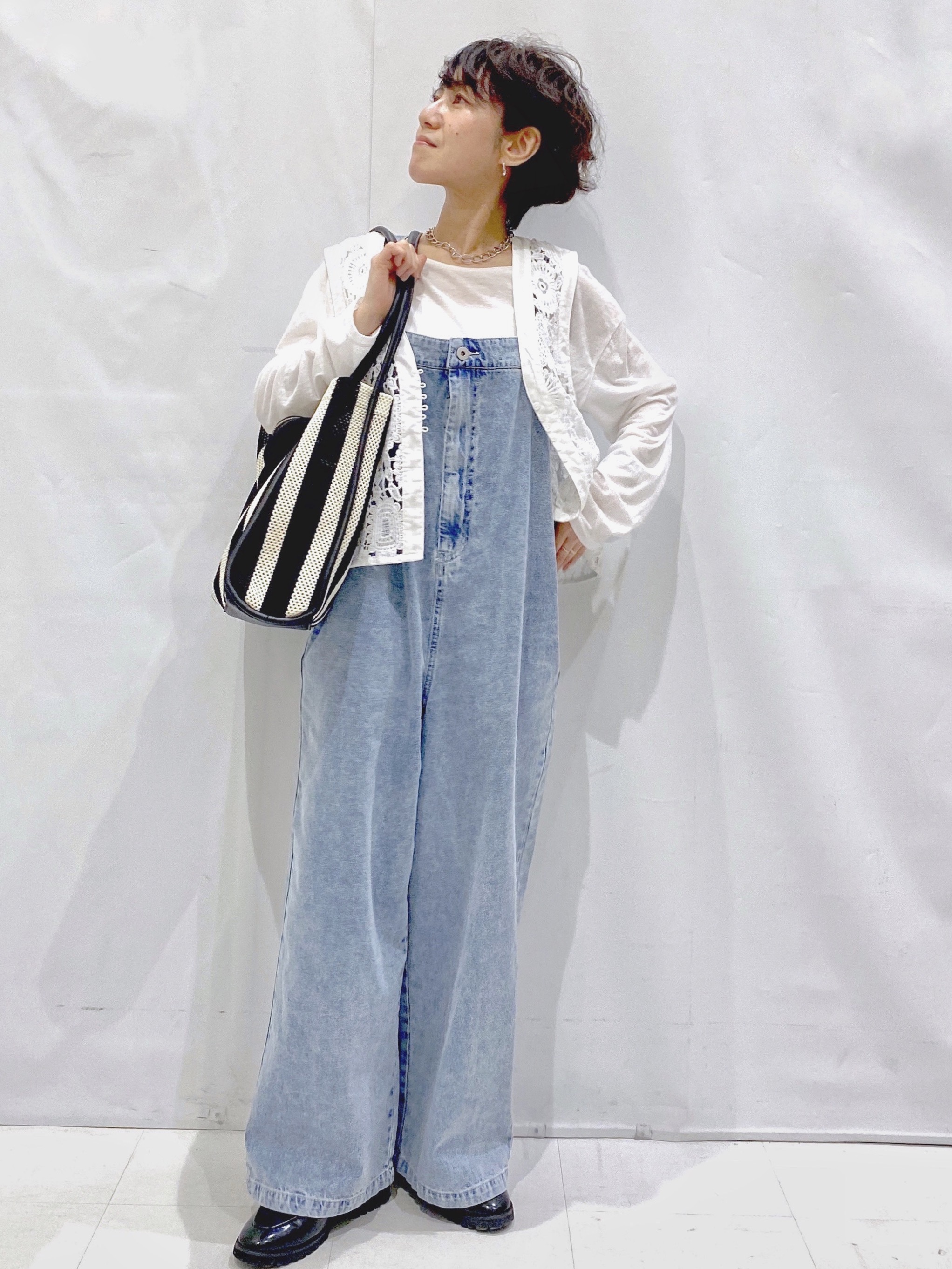 Bonさんの「OPAQUE.CLIP｜【UV／接触冷感】ダブルブレストジャケット《防シワ加工／洗える》」を使ったコーディネート