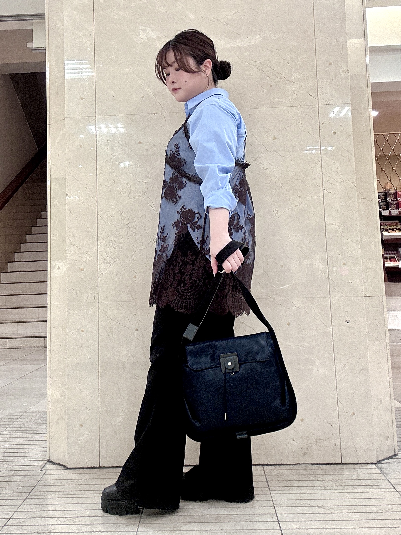 mさんの「HIROKO HAYASHI｜MAMELI（マメリ）ショルダーバッグ」を使ったコーディネート