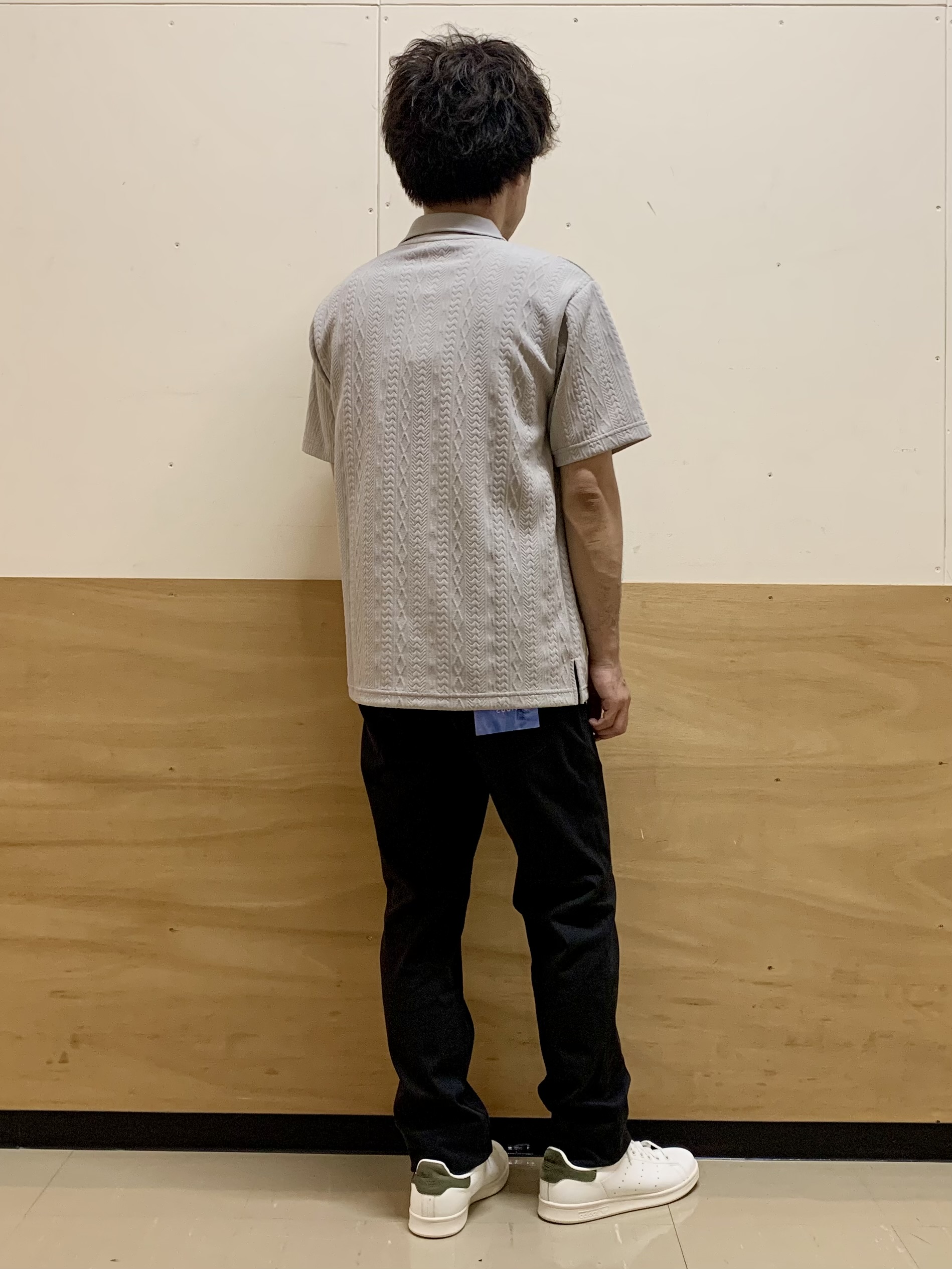 MATUさんの「THE SHOP TK｜【シンプルすぎない大人の表情】ケーブルフクレポロシャツ 吸水速乾/UVケア/洗濯機OK」を使ったコーディネート