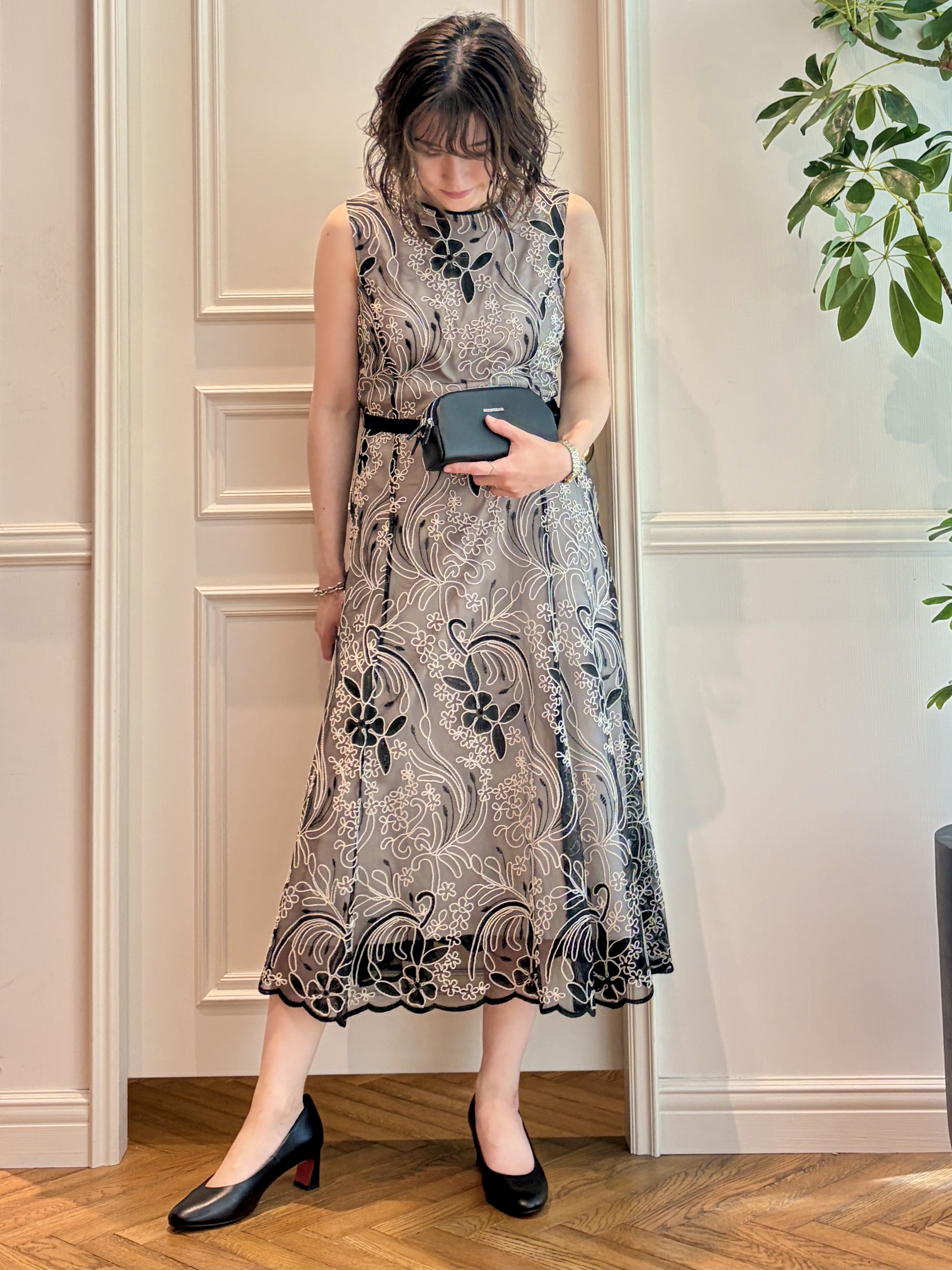 nakaoさんの「DRESSTERIOR｜【otonaMUSE5月号掲載】アーチフィットレザーパンプス」を使ったコーディネート