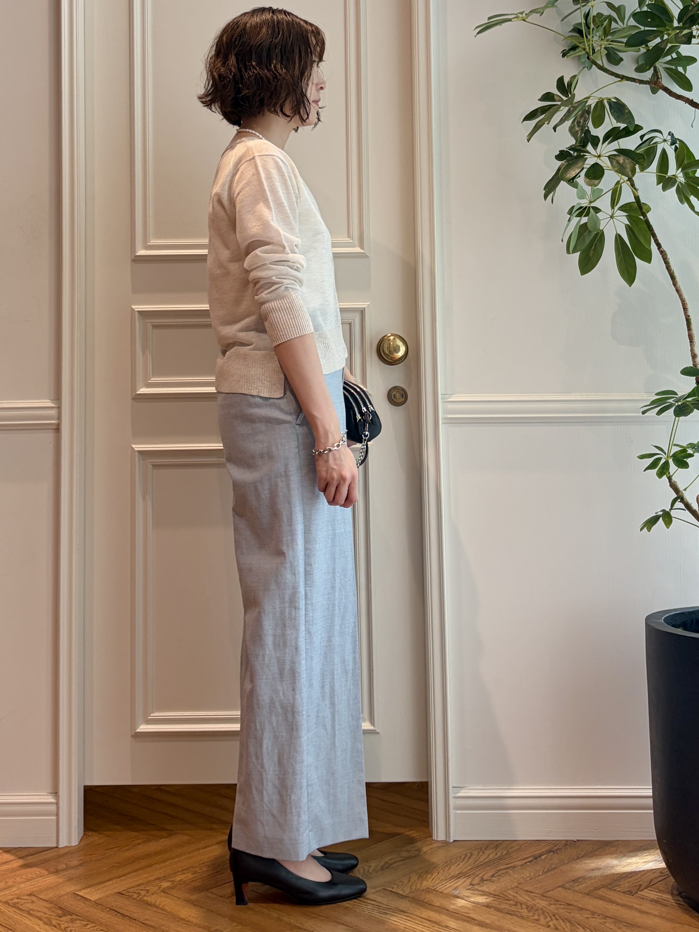 nakaoさんの「DRESSTERIOR｜【日本製】ランダムテレコタンクトップ」を使ったコーディネート
