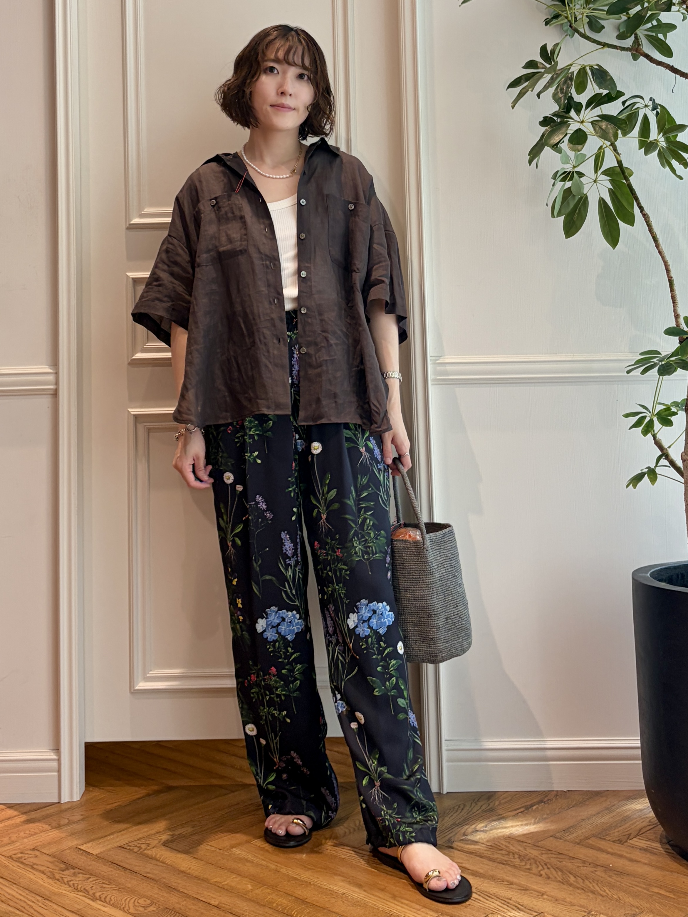 nakaoさんの「DRESSTERIOR｜ピュアラミー シャツ」を使ったコーディネート