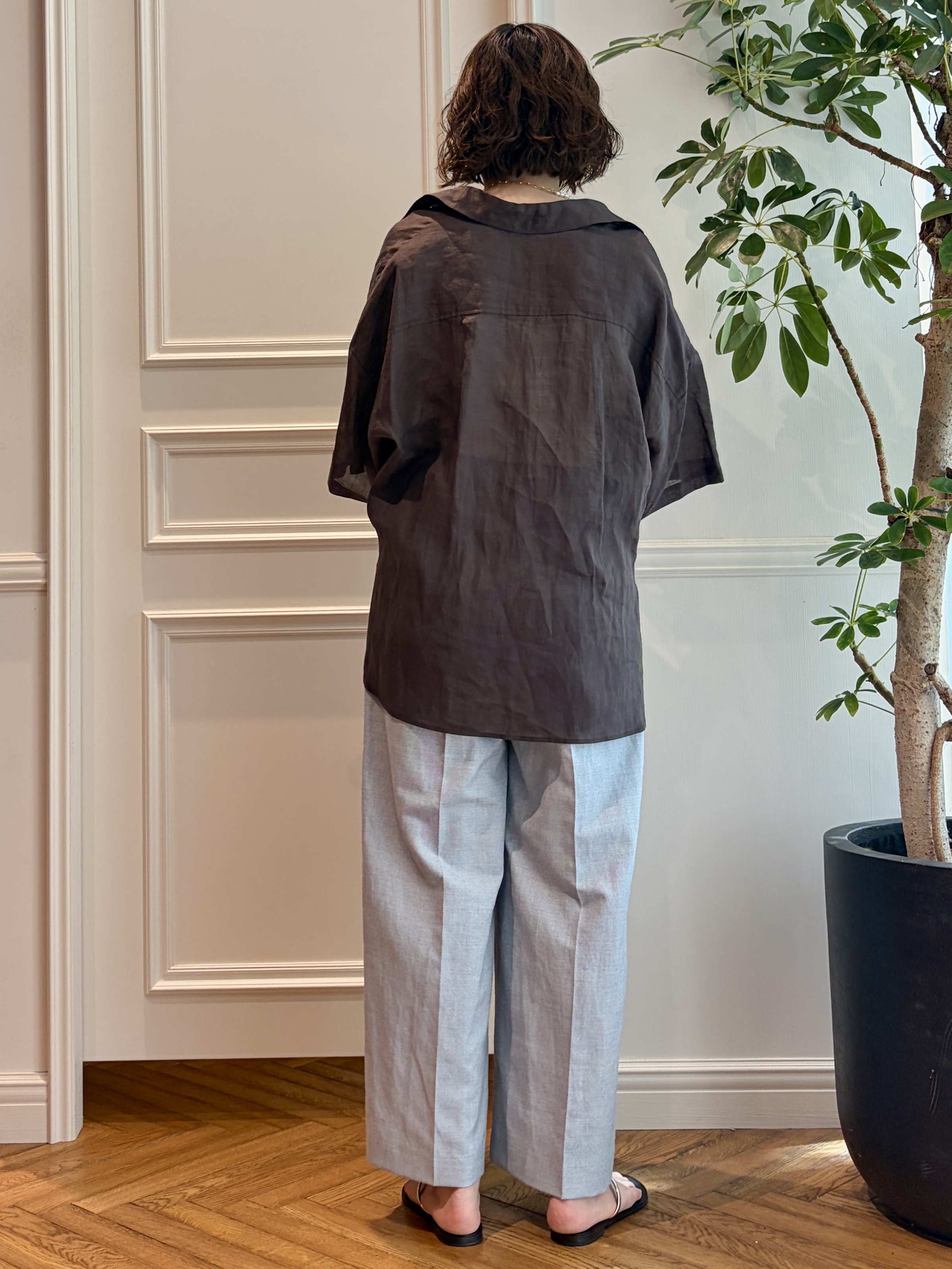 nakaoさんの「DRESSTERIOR｜ピュアラミー シャツ」を使ったコーディネート