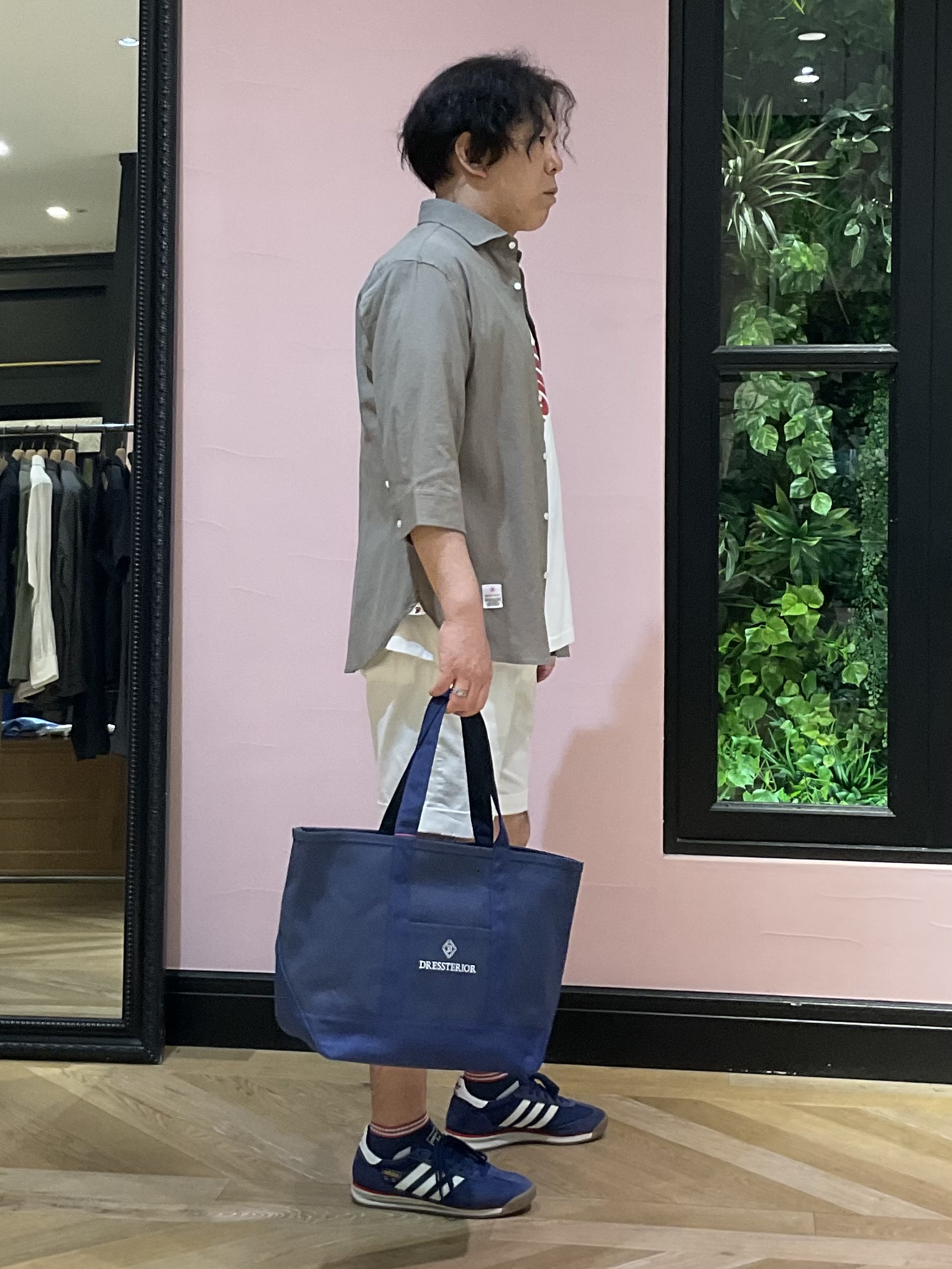 Nagaseさんの「DRESSTERIOR｜バイオリネン スリークオーターシャツ」を使ったコーディネート