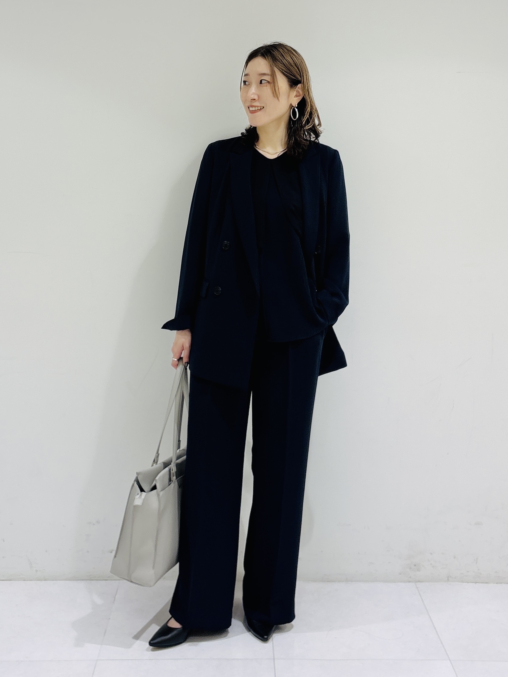 kotakiさんの「INDIVI｜【着る日傘】シフォンドッキングブラウス」を使ったコーディネート