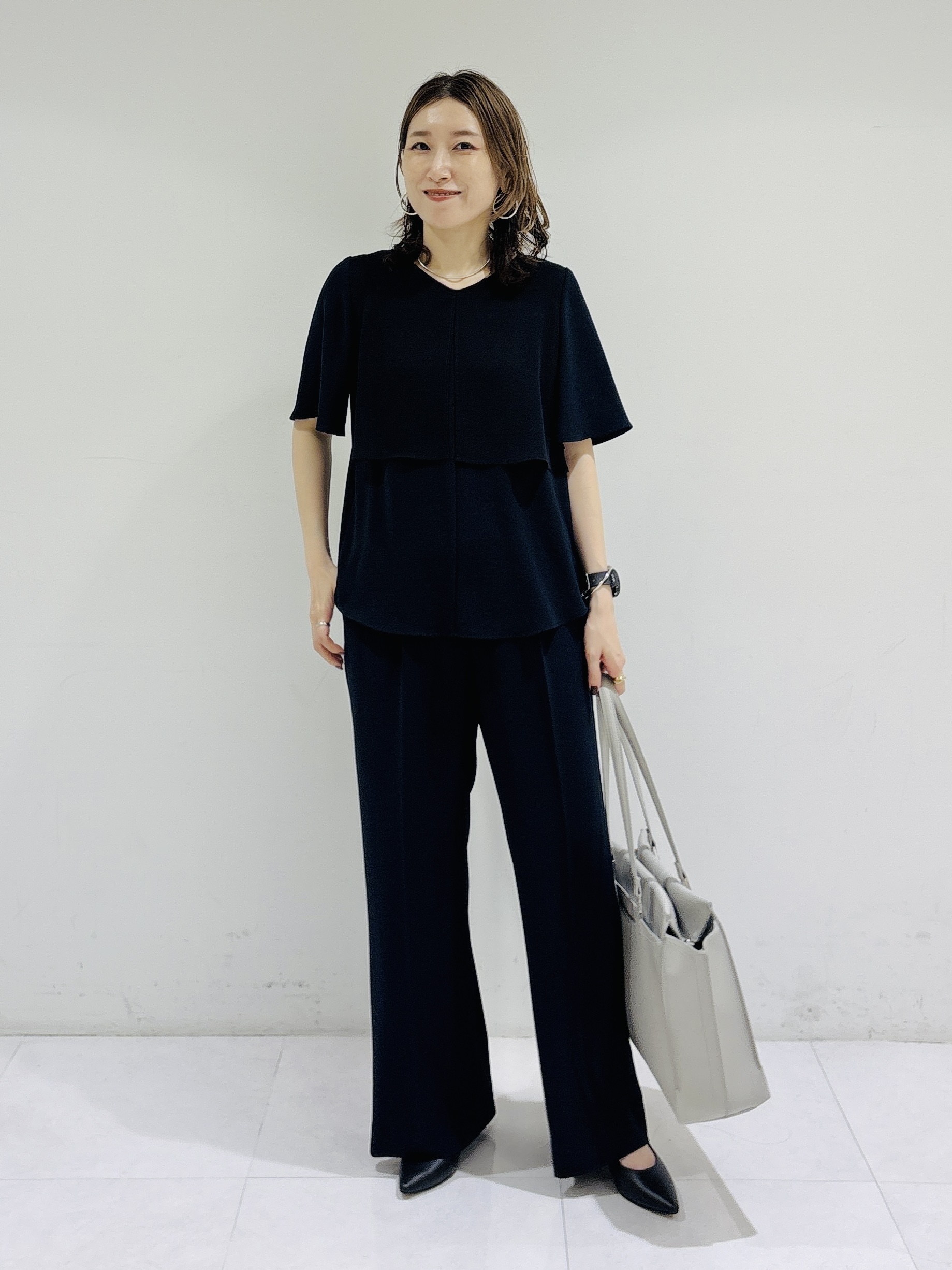 kotakiさんの「INDIVI｜【洗える／多機能／SETUP可】着る日傘ダブルジャケット」を使ったコーディネート