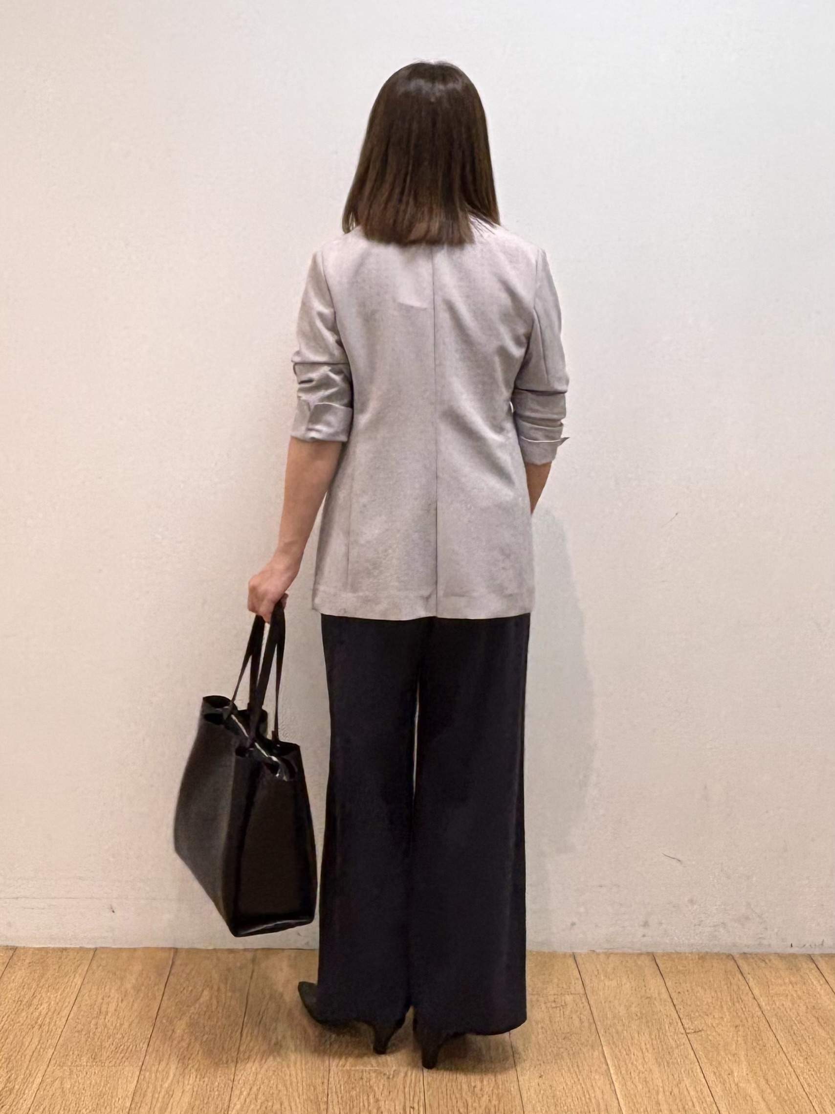 mikkoさんの「INDIVI｜【洗える／UVケア／麻調】シングルジャケット」を使ったコーディネート