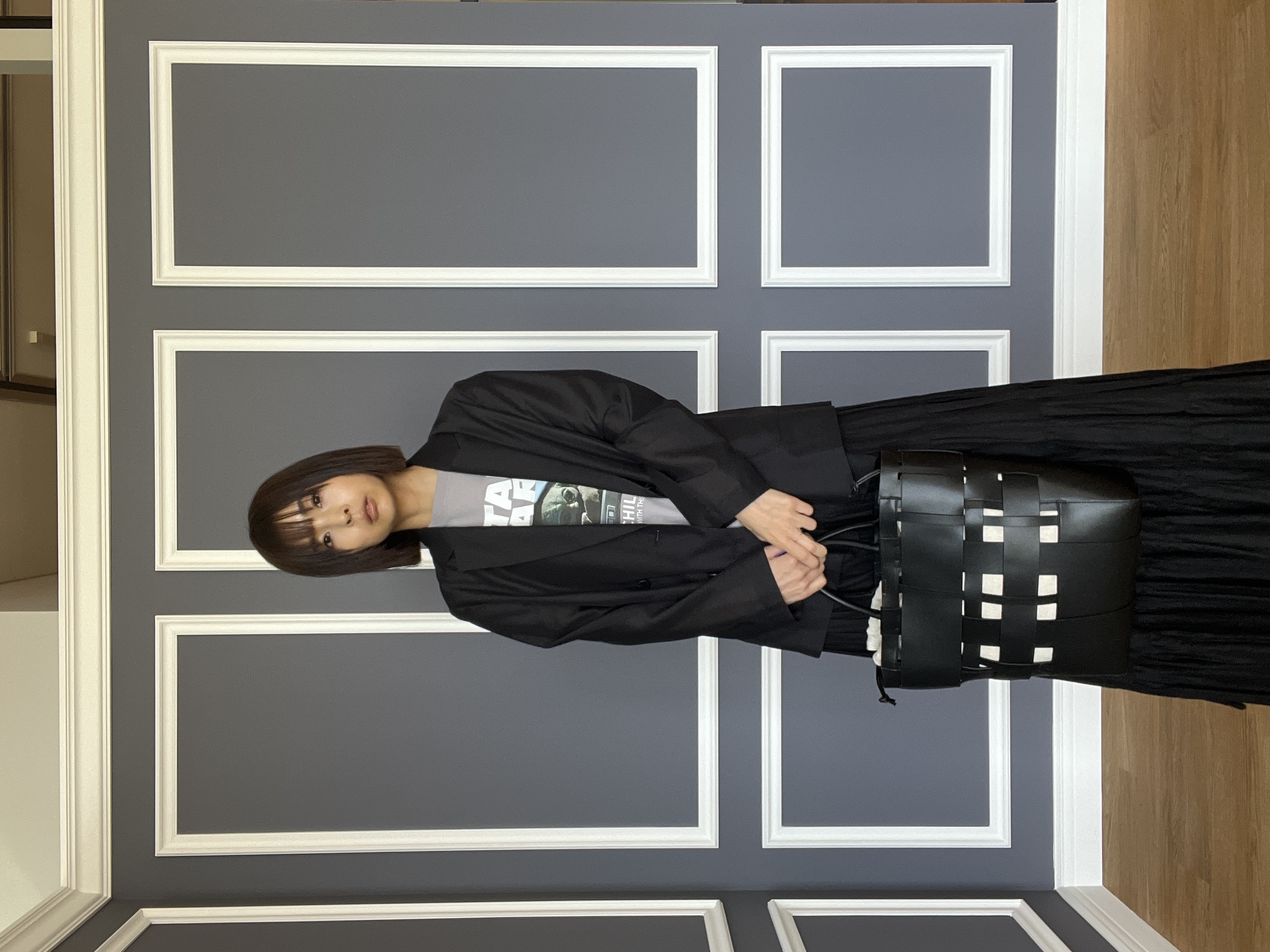 misaさんの「DRESSTERIOR｜【接触冷感/防シワ機能/ウォッシャブル】クールタッチ リネンブレンドシアージャケット」を使ったコーディネート